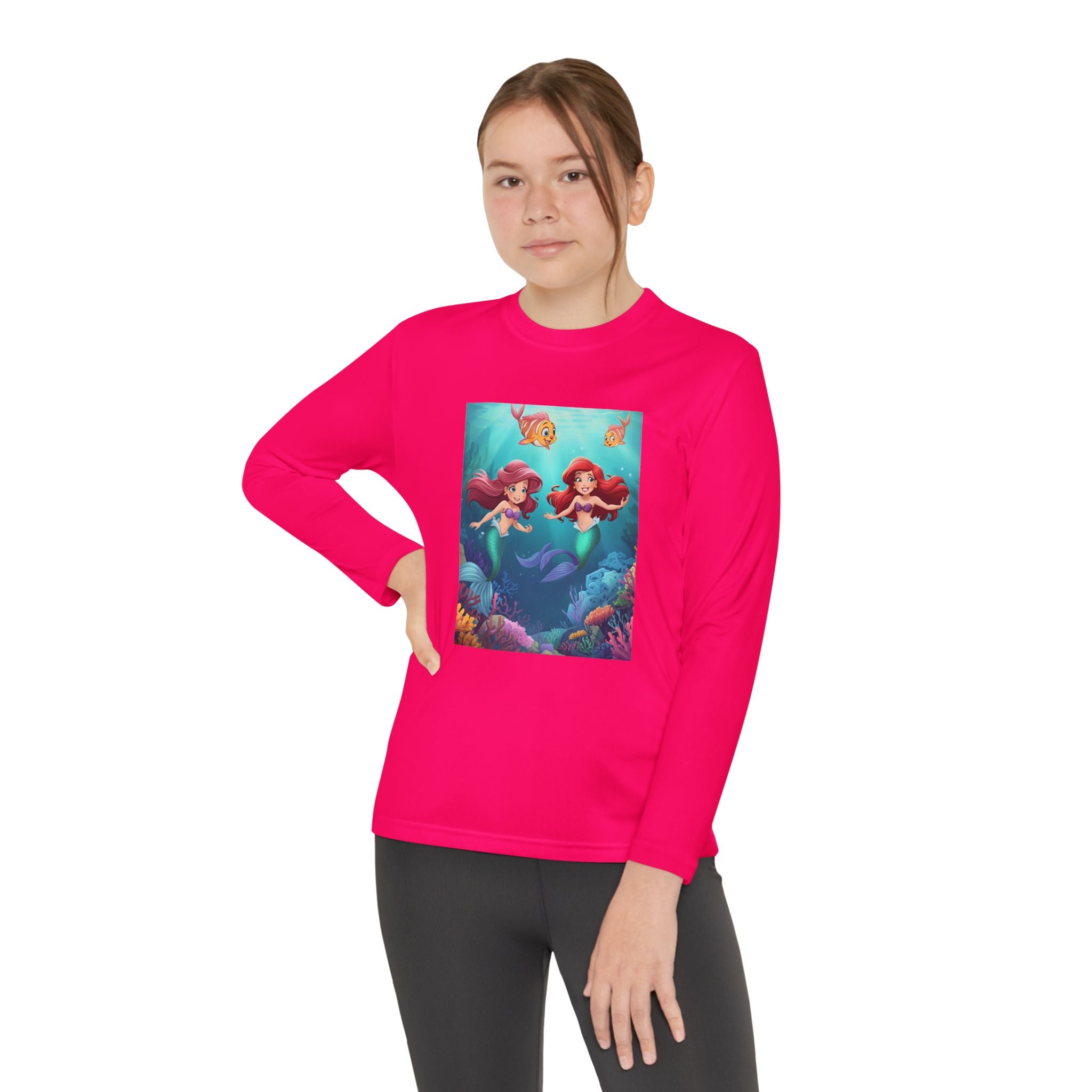 Mermaid Youth Long Sleeve Competitor Tee