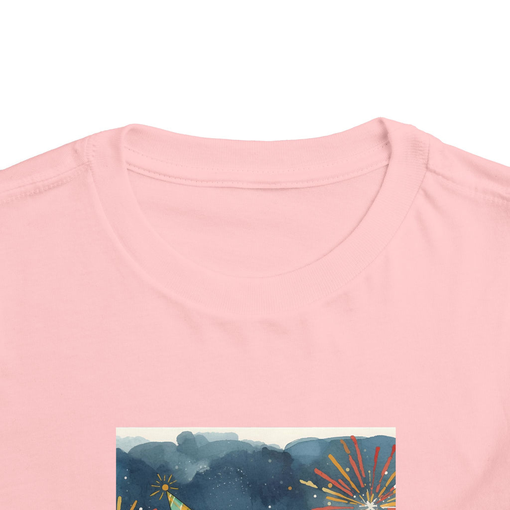 I Am A New Years Baby Toddler Short Sleeve Tee