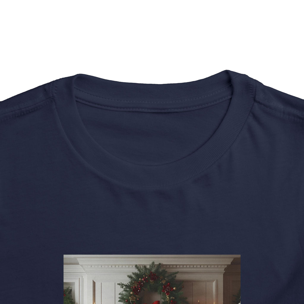 Cozy Christmas Toddler Tee, Holiday Kids Shirt, Cute Winter Tee, Toddler Christmas Outfit, Festive Short Sleeve Shirt