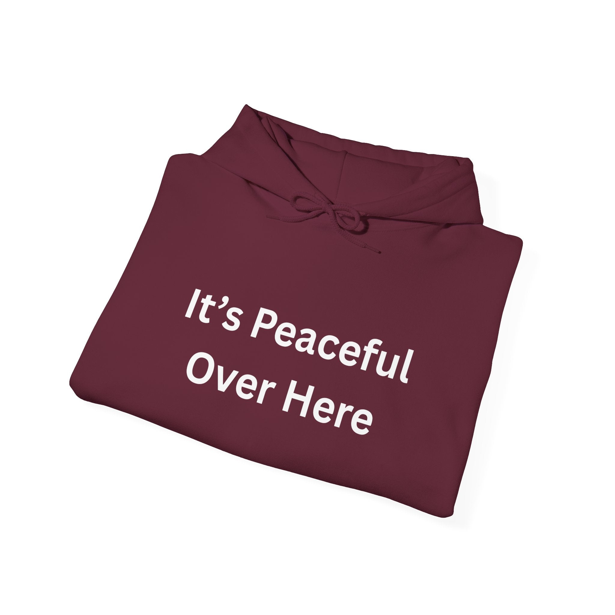 Peaceful Vibes Hoodie, Cozy Unisex Sweatshirt, Relaxed Gift for Her, Casual Wear, Gift for Friends, Chill Day Outfit