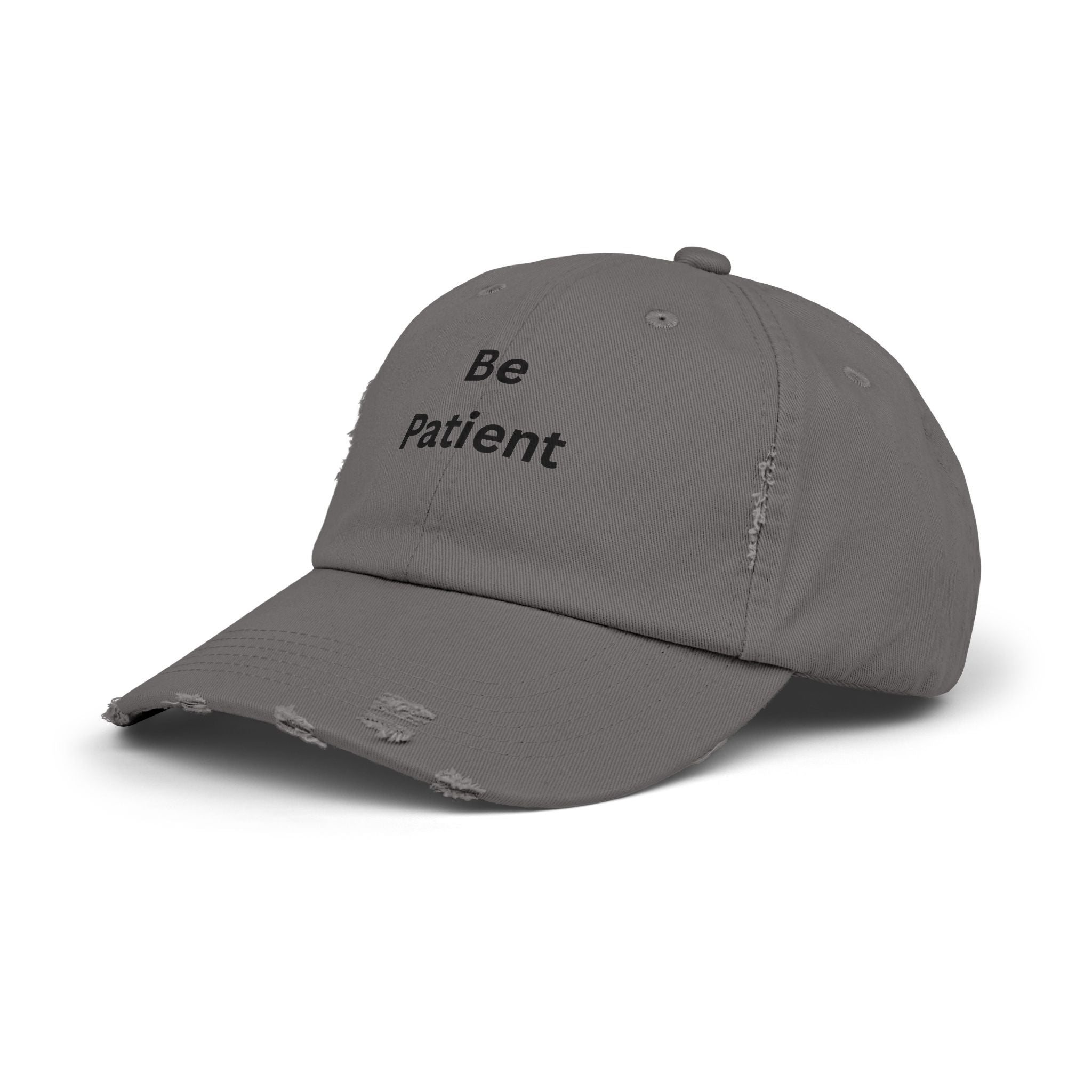 Distressed Cap with Inspirational Text, Casual Streetwear Hat, Gift for Friends and Family, Unisex Fashion Accessories, Relaxed Style Hat