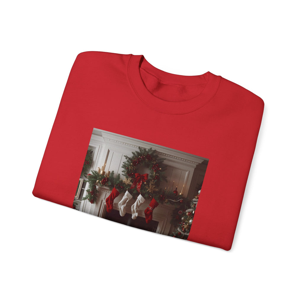 Cozy Christmas Sweatshirt, Holiday Comfort Wear, Unisex Pullover, Winter Fashion, Merry & Bright Gift, Festive Sweater