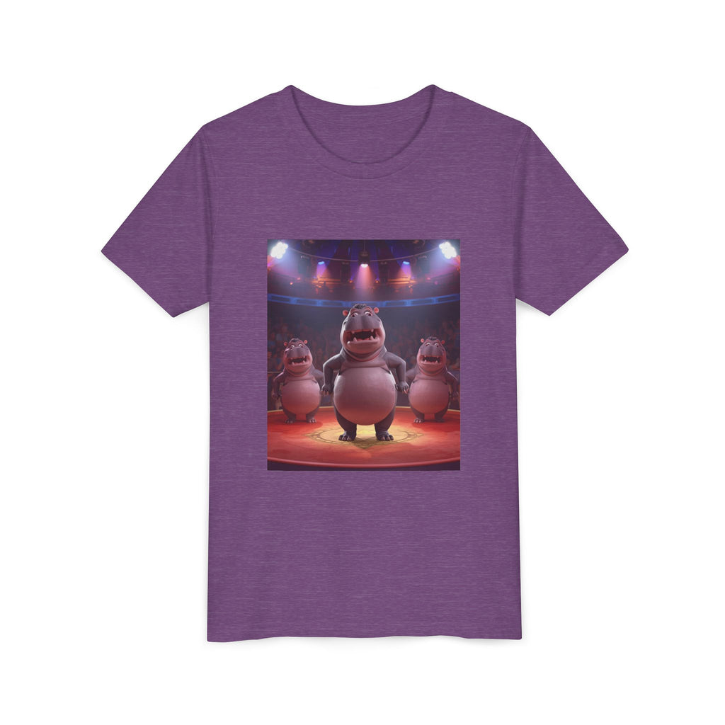 Hippo Funny Youth Short Sleeve Tee