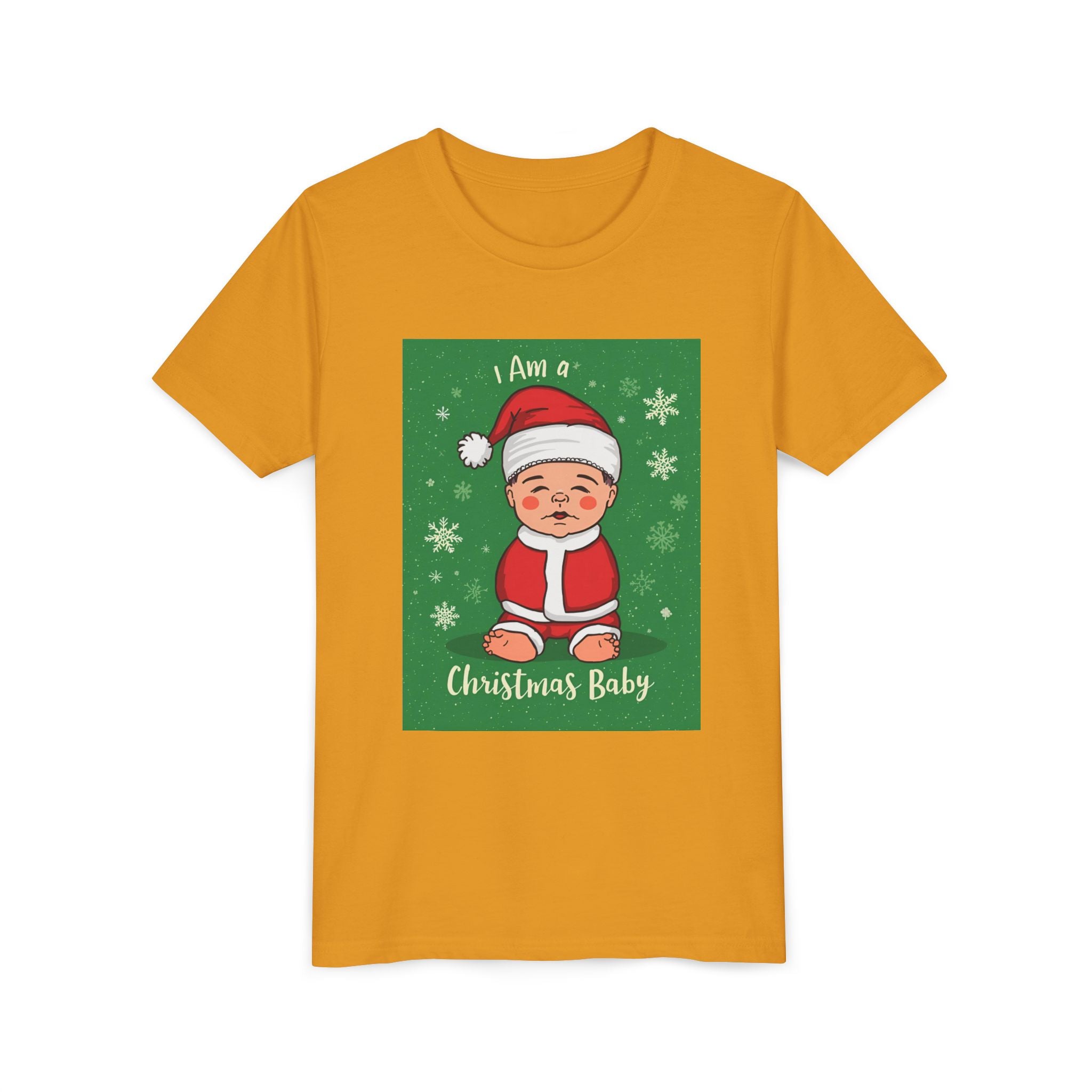 I Am A Christmas Baby Youth Short Sleeve Tee