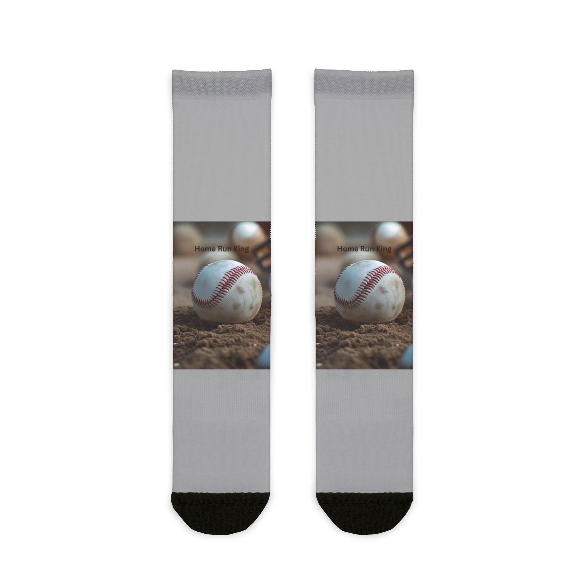 Custom Baseball Sublimation Crew Socks, Sporty Socks for Athletes, Gift for Baseball Lovers, Unique Athletic Socks, Everyday Wear Socks