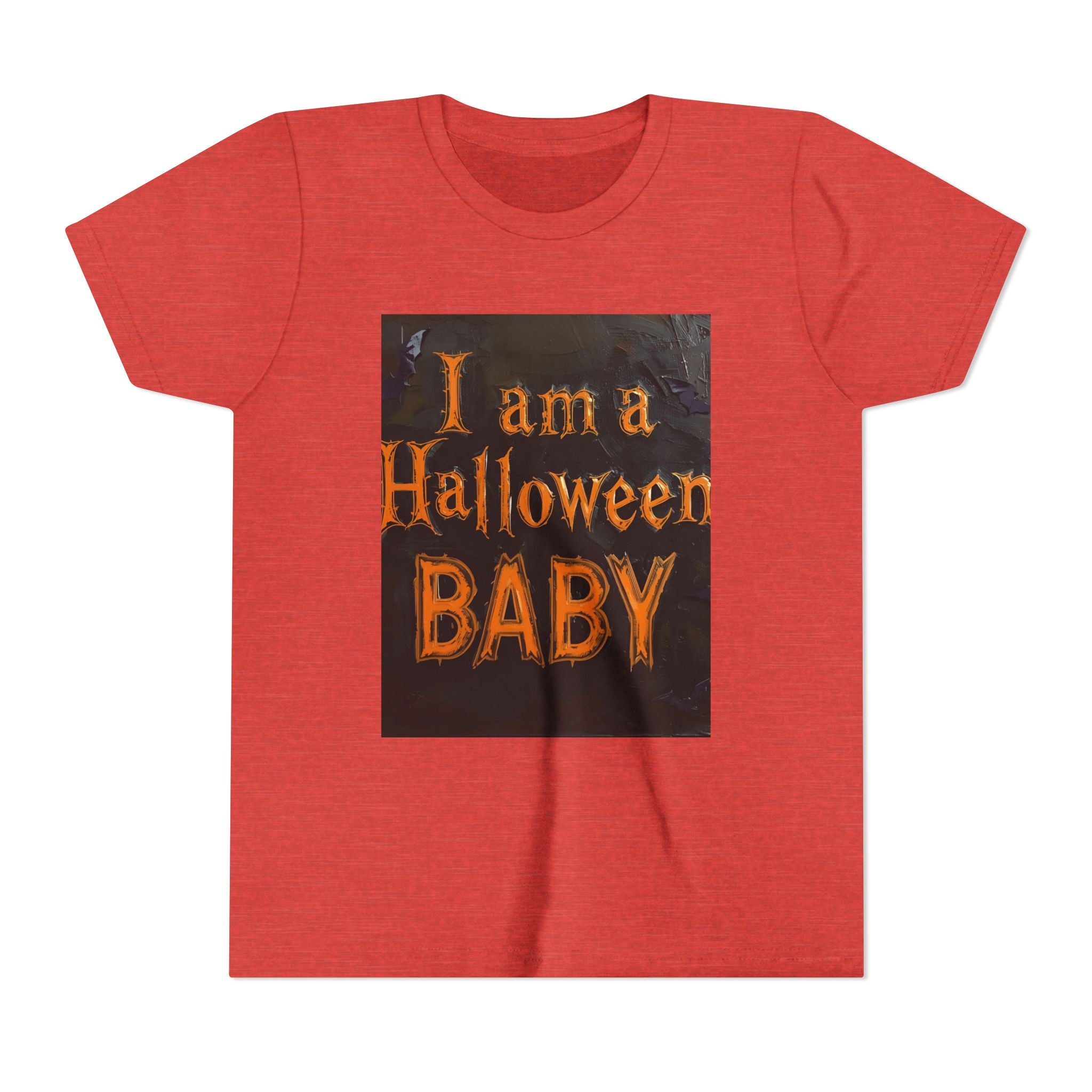 I Am A Halloween Baby Youth Short Sleeve Tee