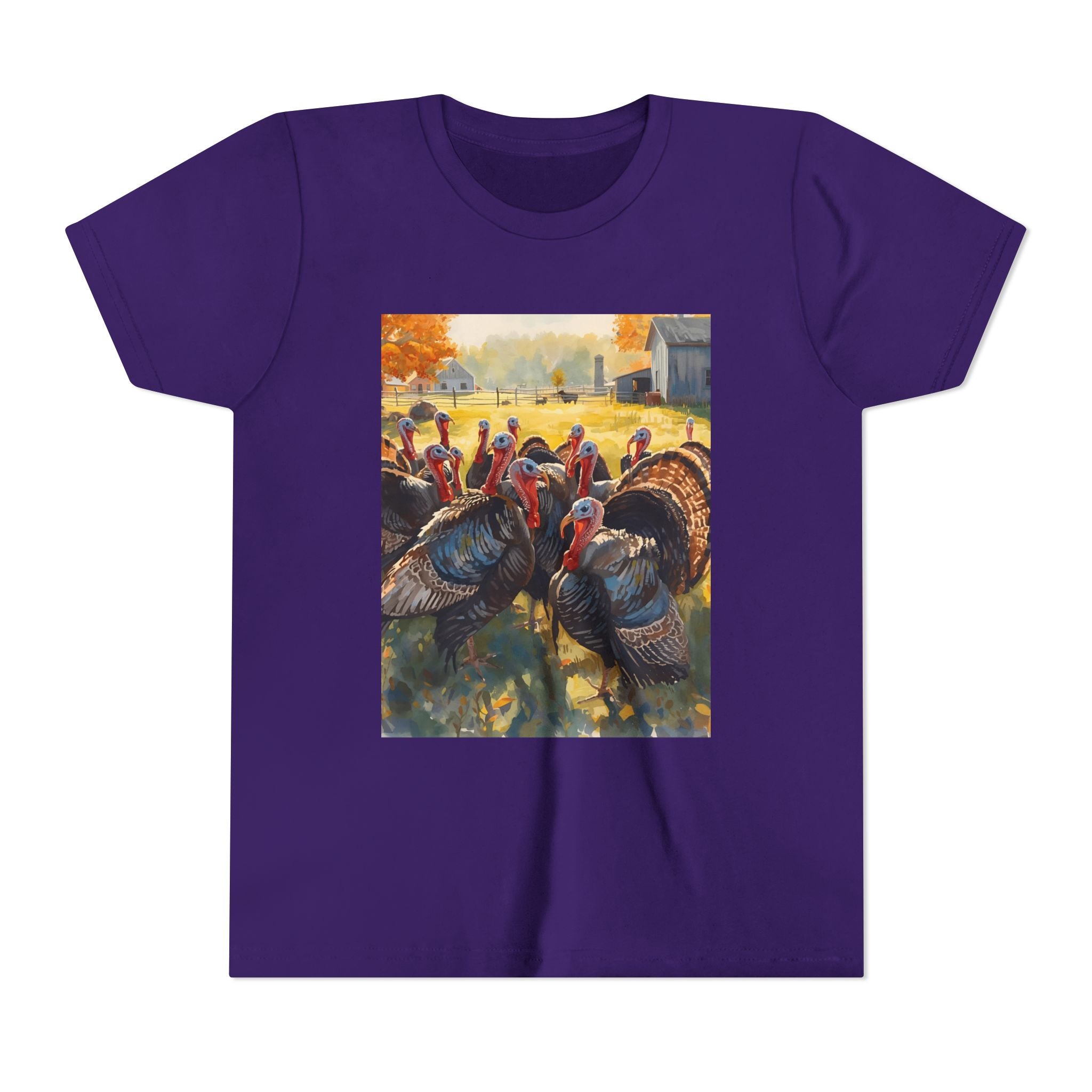 Thanksgiving Turkey Youth Short Sleeve Tee