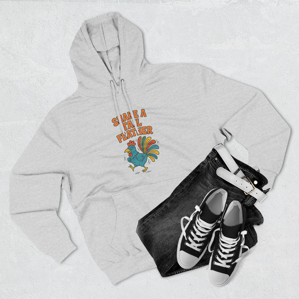 Shake A Tail Feather Three-Panel Fleece Hoodie
