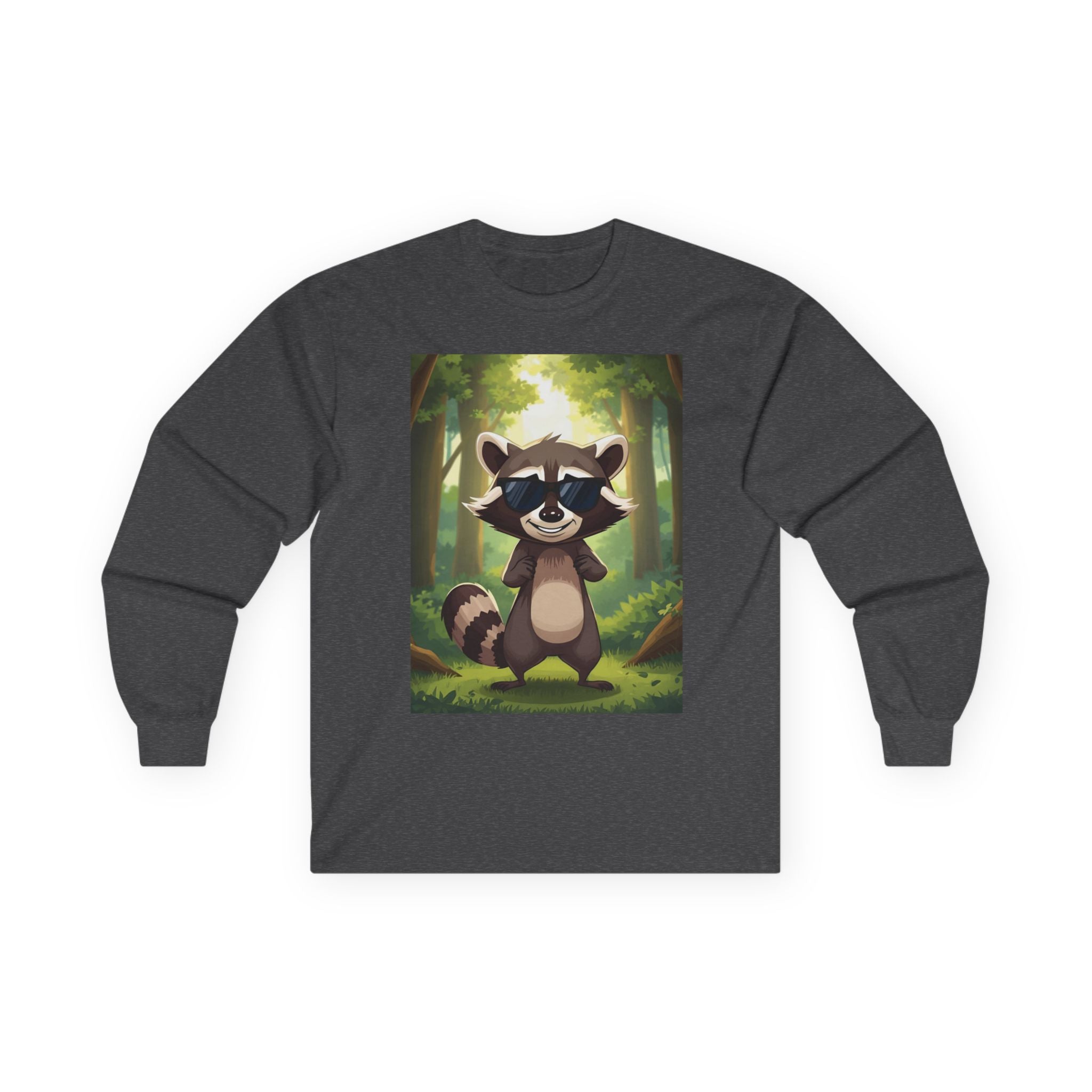 Adorable Raccoon Long Sleeve Tee for Nature Lovers, Perfect Gift for Kids and Adults, Cute Animal Graphic Shirt, Cozy Wear for [...]