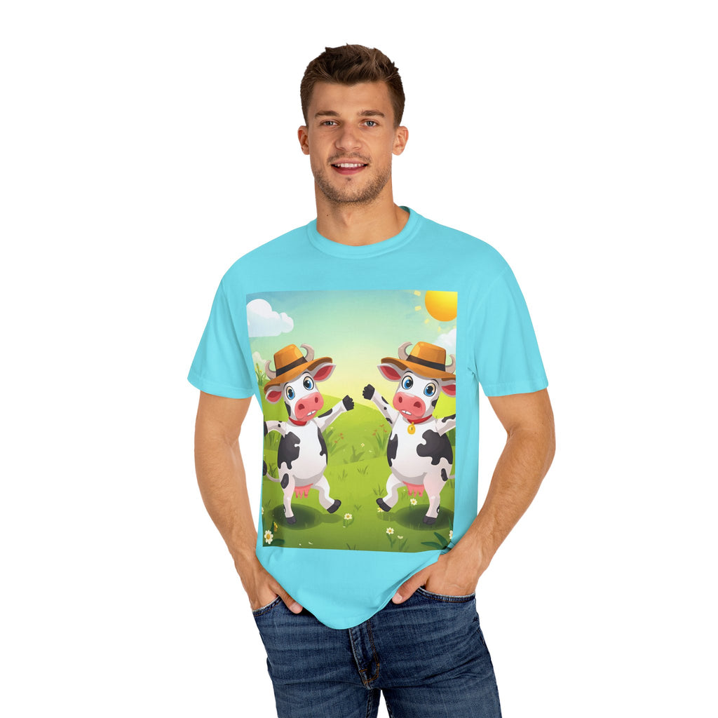 Cute Cow Fun Farm Playful Cow Graphic T-Shirt, Fun Tee for Kids, Animal Lovers, Farm Life, Casual Wear, Summer Vibes, Birthday Gift