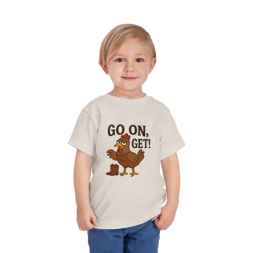 Go On Get Funny Toddler Short Sleeve Tee