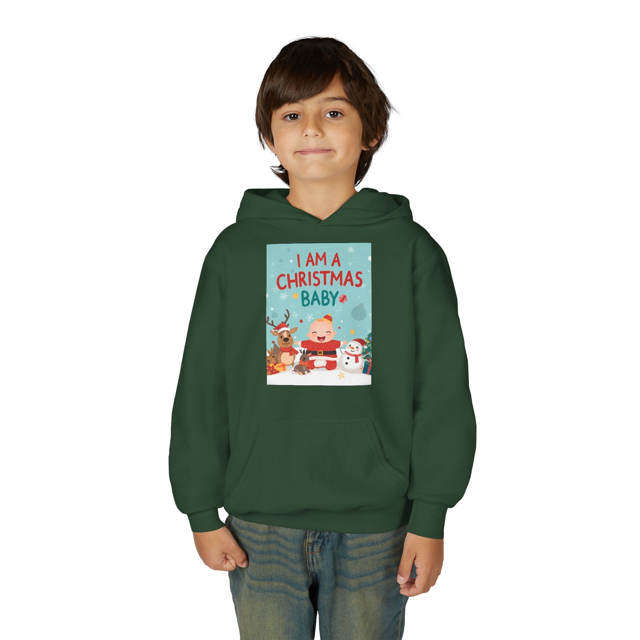 Christmas Youth Heavy Blend Hooded Sweatshirt
