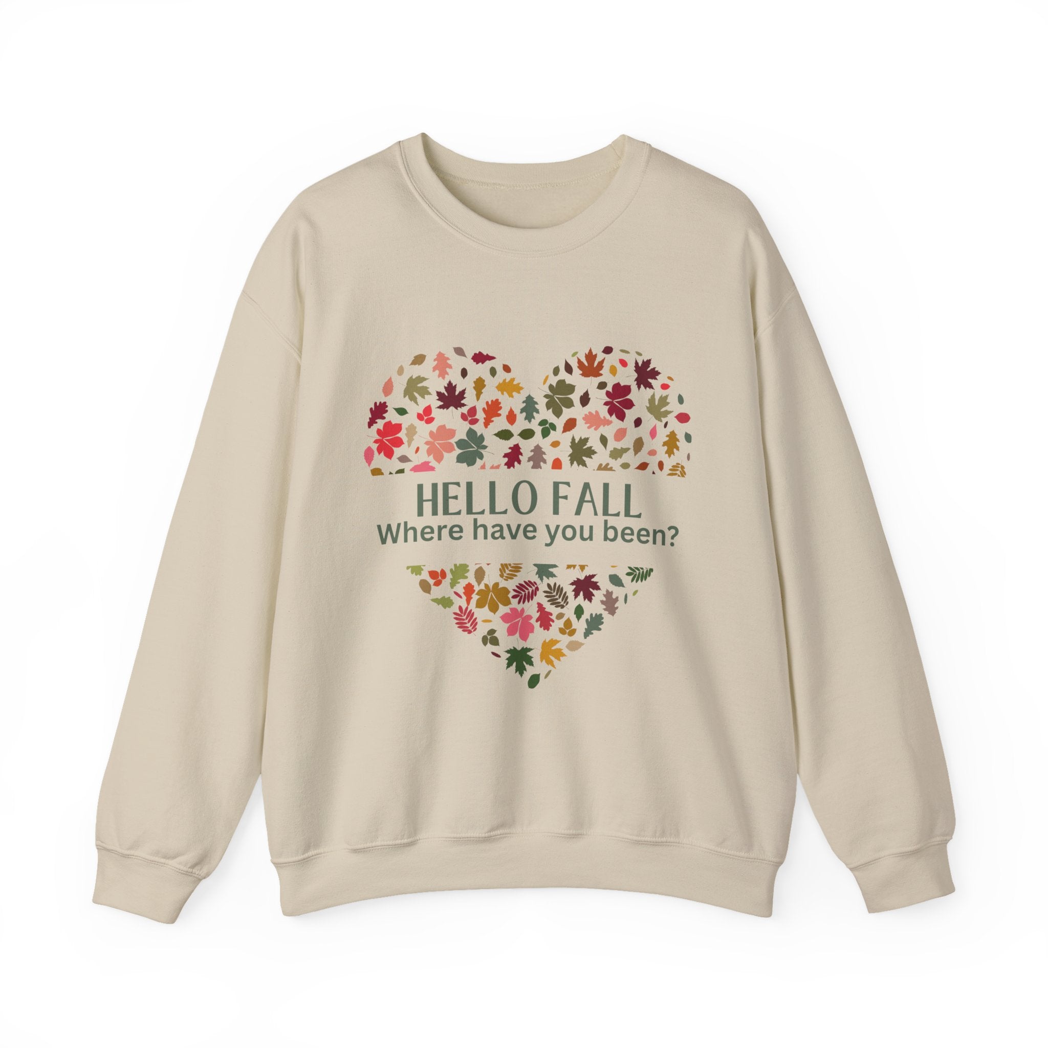 Fall Floral Sweatshirt - Cozy Fall Apparel, Autumn Gift, Seasonal Fashion, Cute Crewneck, Hello Fall Sweatshirt