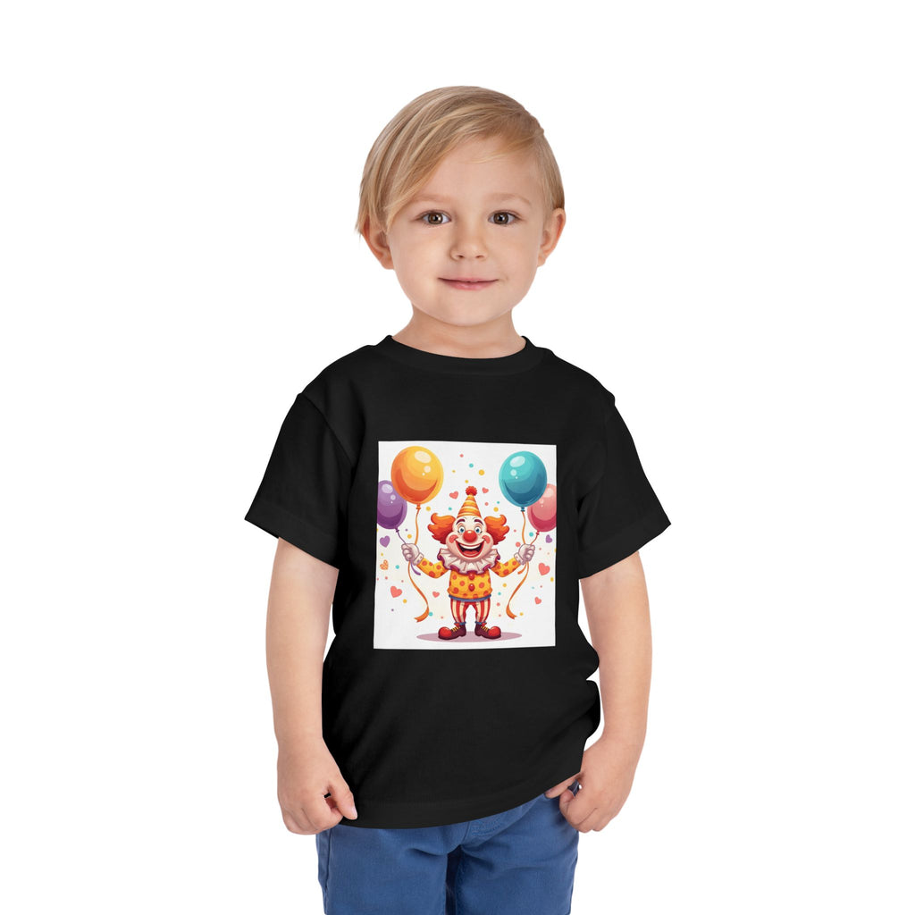 Funny Clown Toddler Short Sleeve Tee