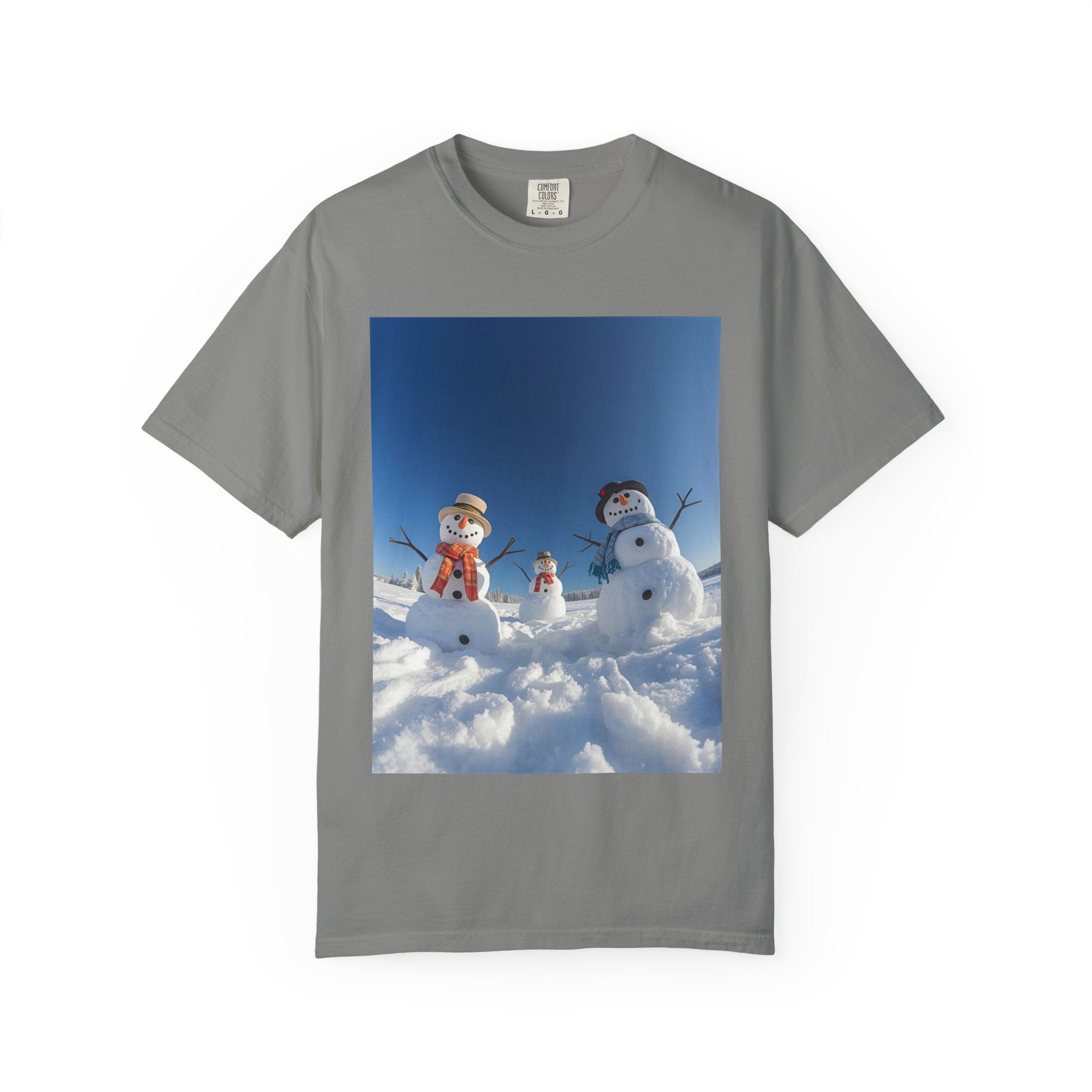 Festive Christmas Winter Wonderland Snowman T-shirt, Holiday Apparel, Christmas Gift, Unisex Tees, Cozy Winter Outfit, Family Fun