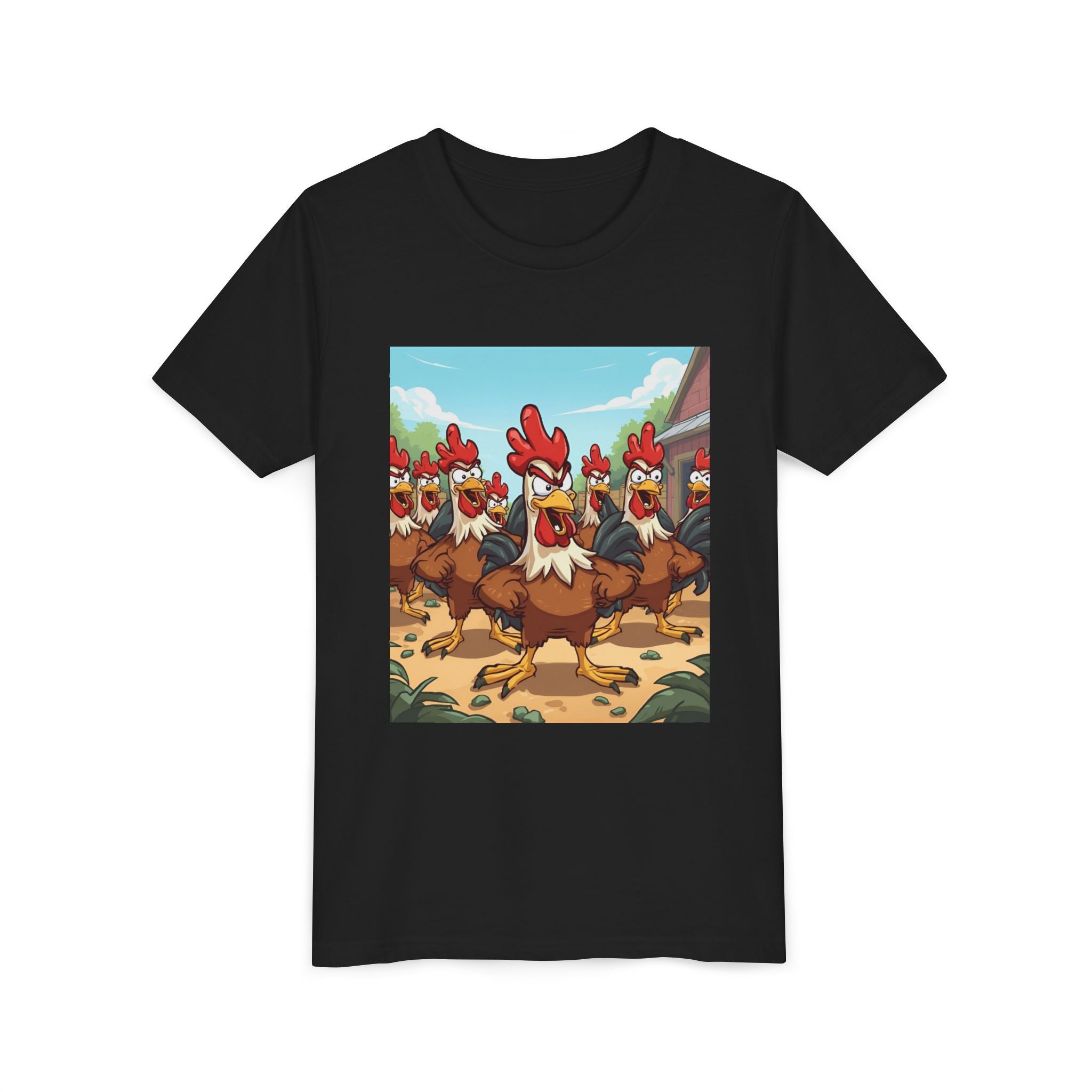 Chicken Funny Youth Short Sleeve Tee
