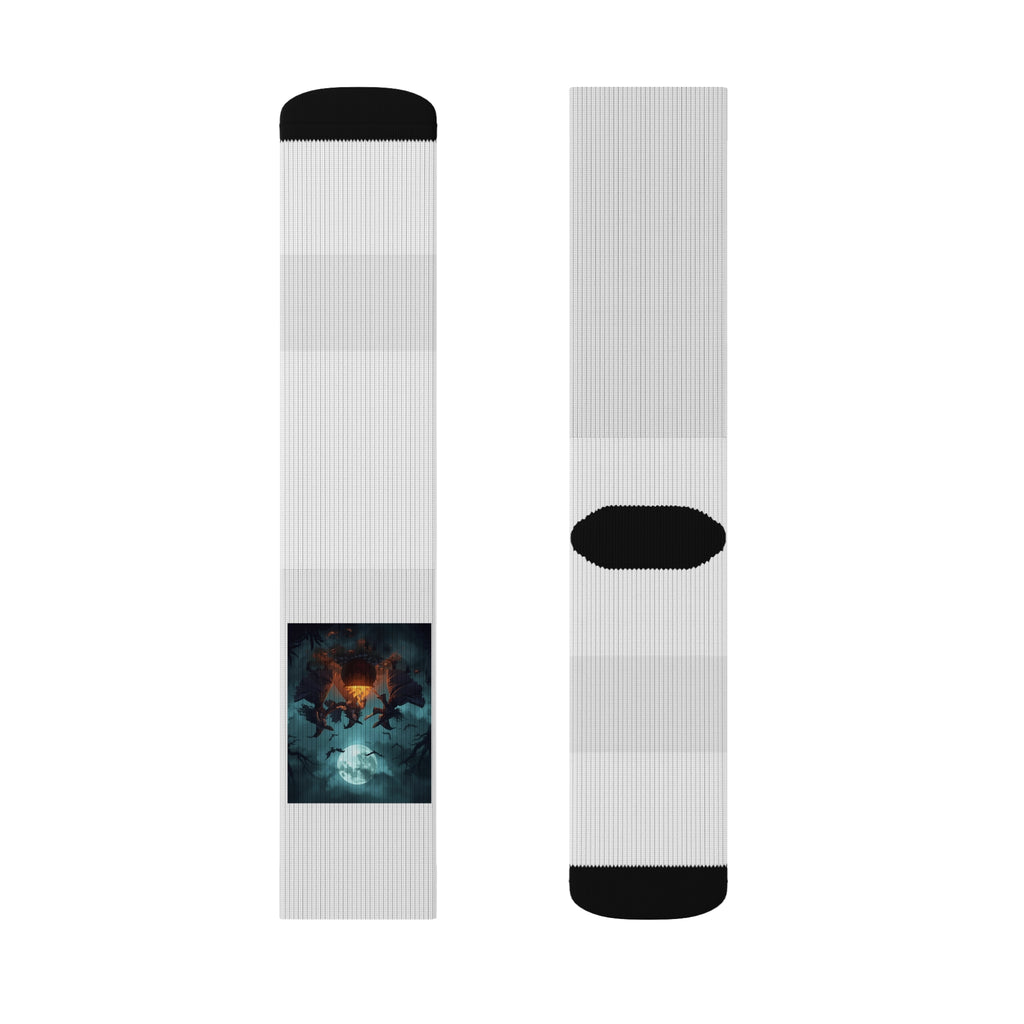 Spooky Halloween Sublimation Socks