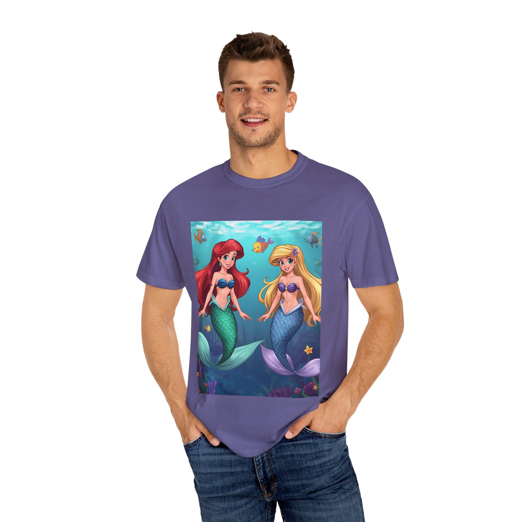 Mermaid Unisex Garment-Dyed T-shirt