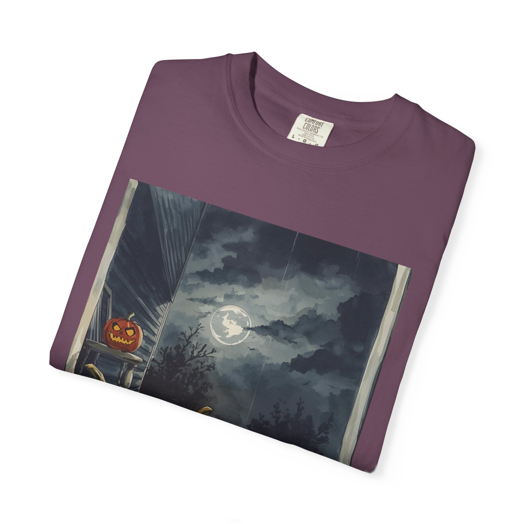 Halloween Pumpkin Spooky Unisex Garment-Dyed T-shirt