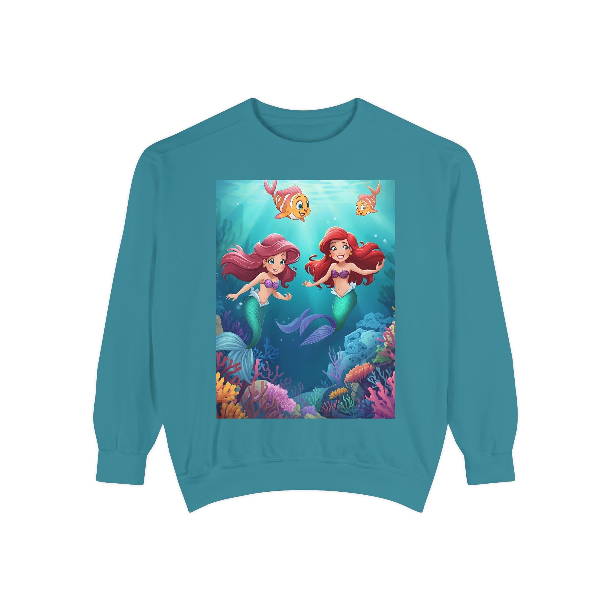 Mermaid Unisex Garment-Dyed Sweatshirt