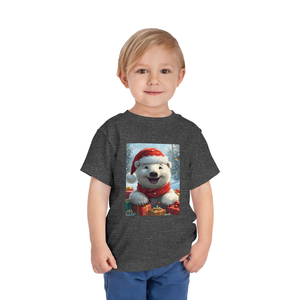 Christmas Bear Toddler Short Sleeve Tee