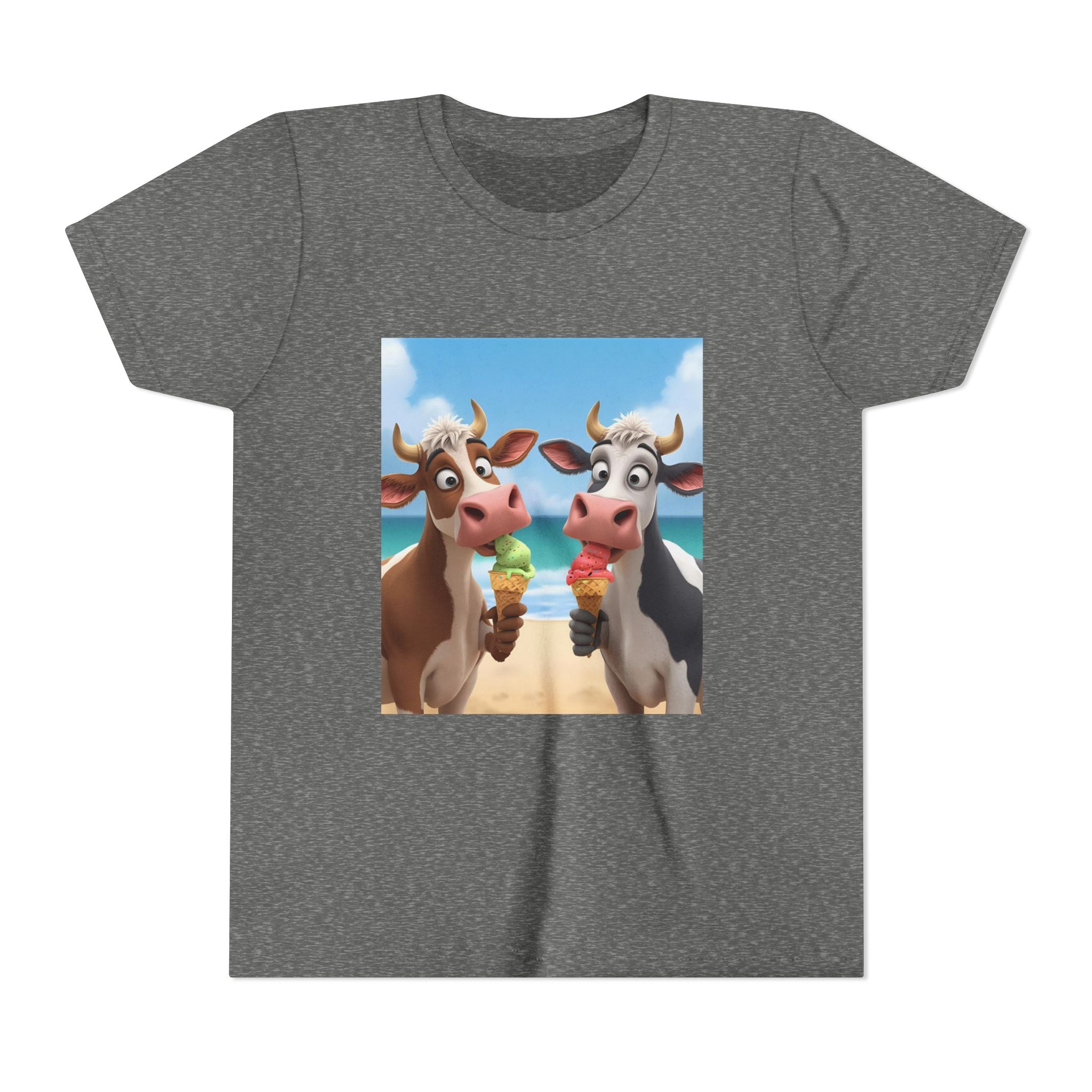 Beachy Cow Youth Short Sleeve Tee