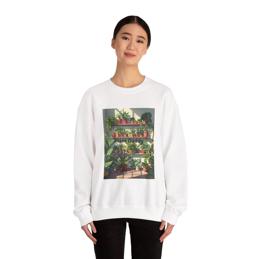 Plant Daddy Sweatshirt, Unisex Gardening Crewneck, Perfect Gift for Plant Lovers, Cozy Indoor Wear, Houseplant Enthusiast Apparel