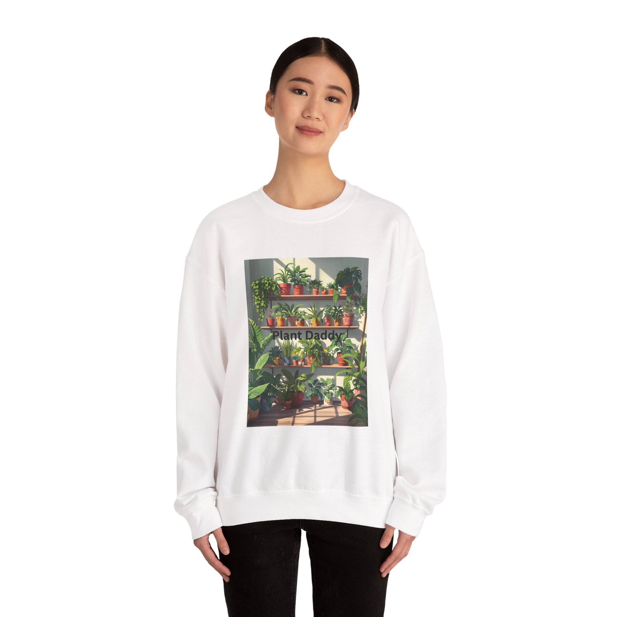 Plant Daddy Sweatshirt, Unisex Gardening Crewneck, Perfect Gift for Plant Lovers, Cozy Indoor Wear, Houseplant Enthusiast Apparel