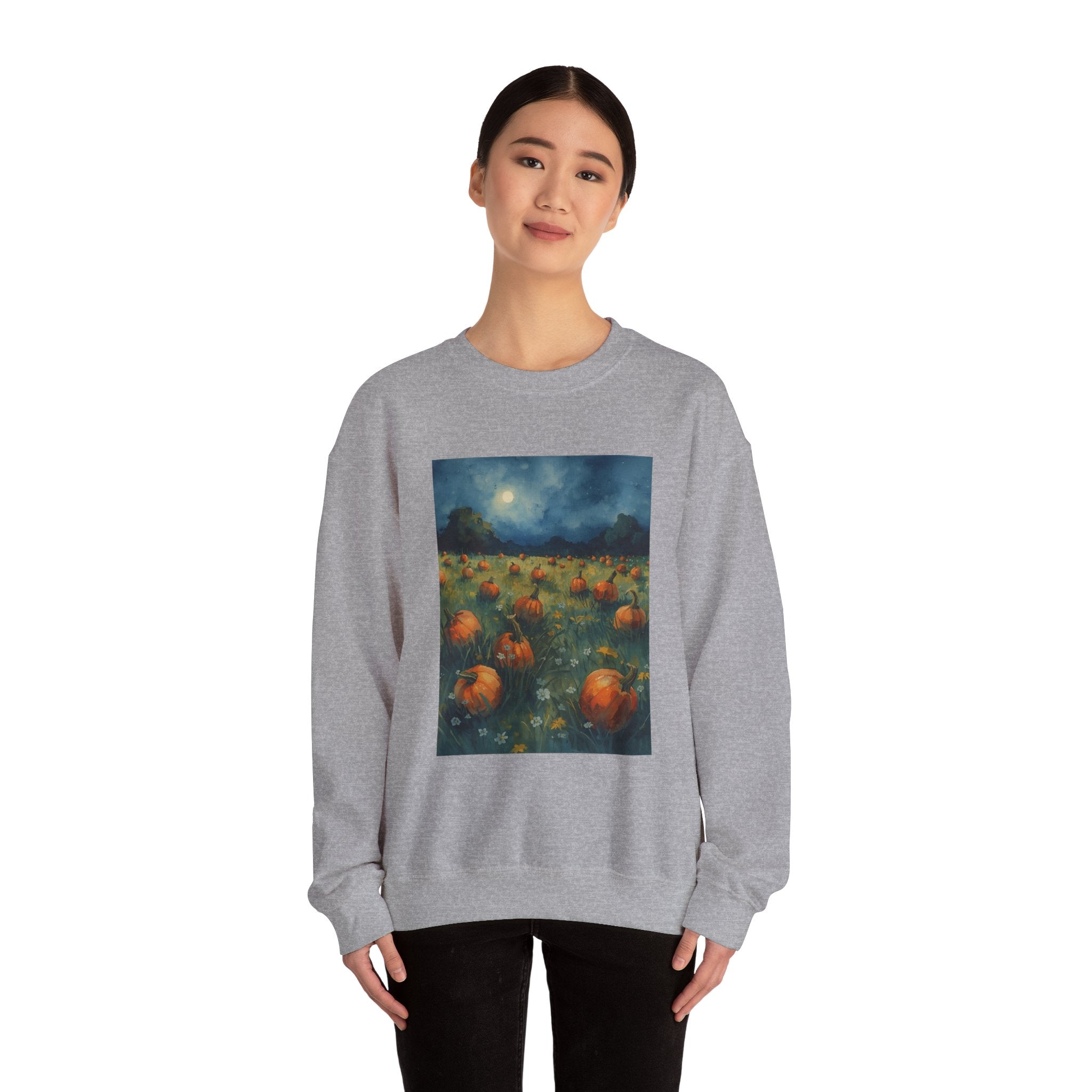 Pumpkin Patch Crewneck Sweatshirt | Cozy Fall Apparel, Unisex Sweatshirt, Autumn Fashion, Halloween Gift, Seasonal Wear