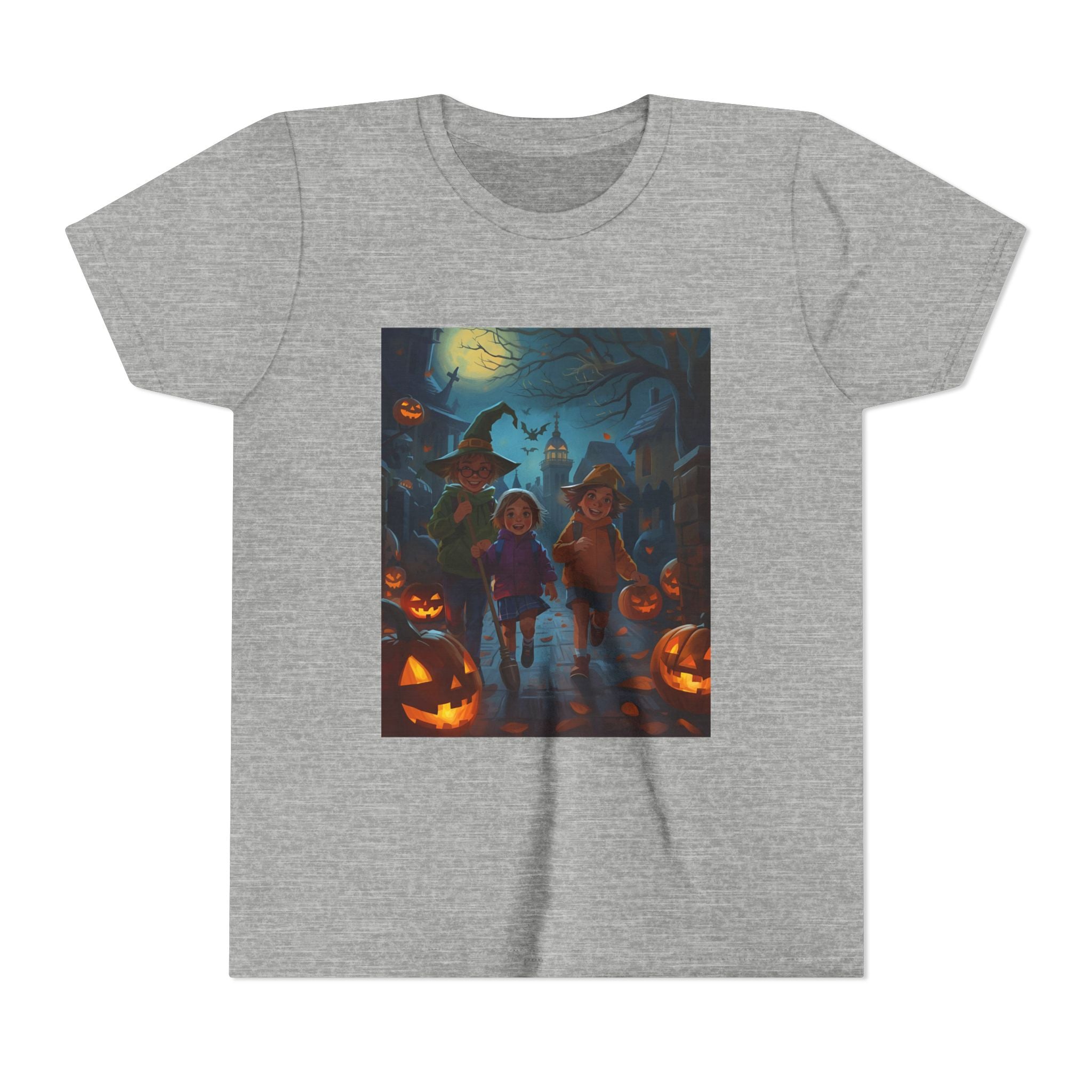 Spooky Halloween Youth Tee | Fun Kids Shirt for Halloween Parties, Trick-or-Treating, Fall Celebrations, Spooky Vibes, Cute Costumes
