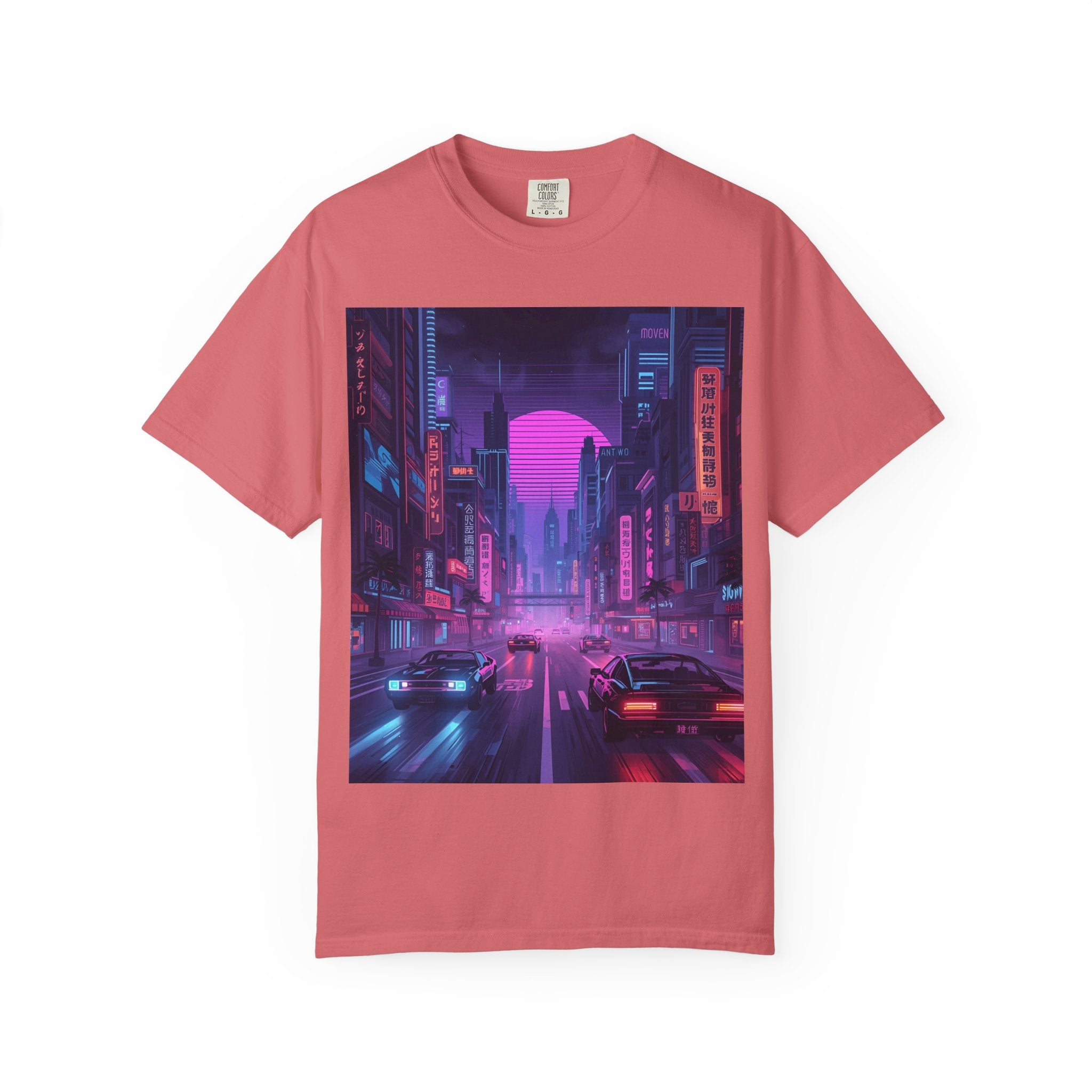Futuristic City Unisex T-Shirt, Trendy Graphic Tee, Streetwear Style, Perfect for Gifts, Casual Wear, Summer Vibes