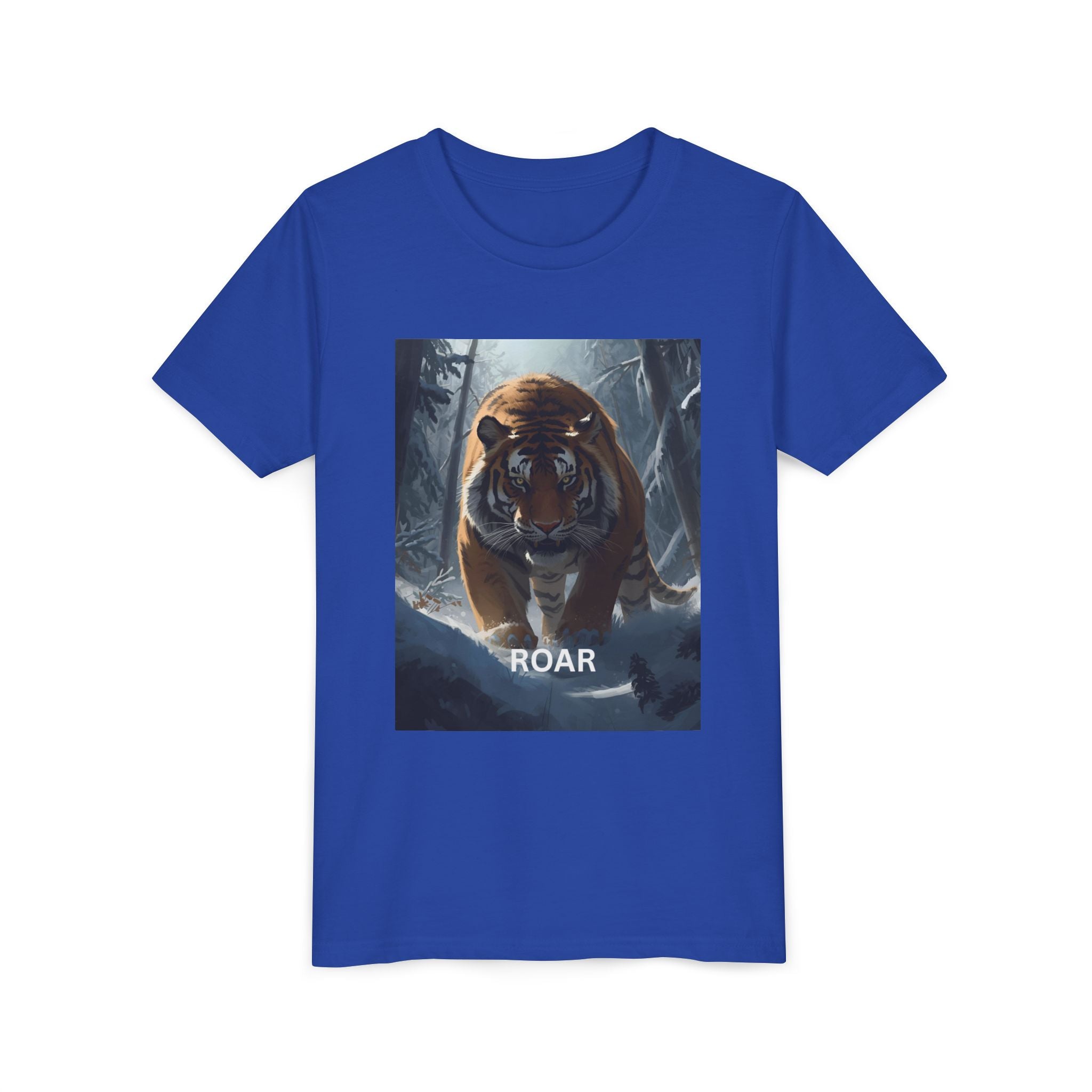 Tiger Roar Snow Youth Short Sleeve Tee