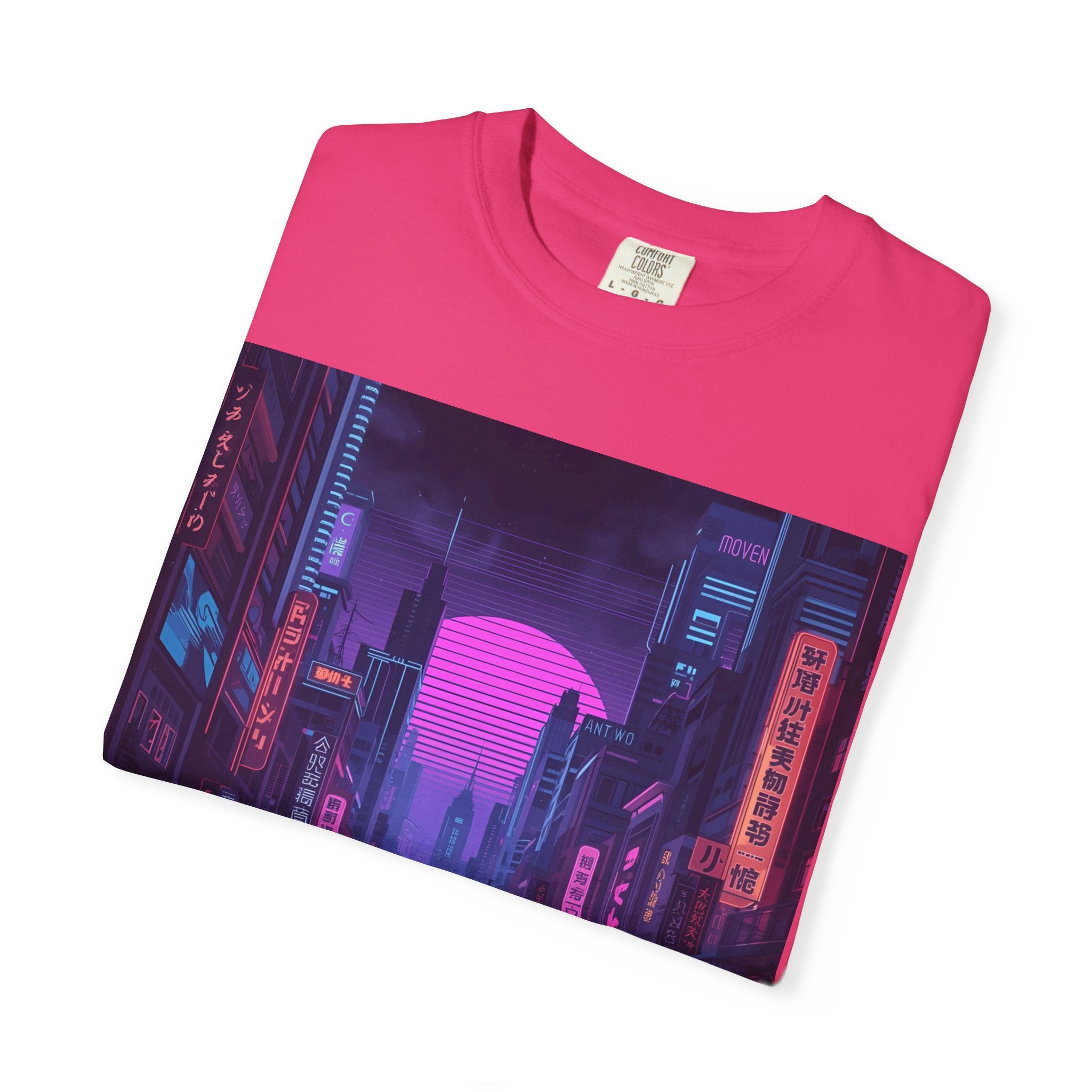 Futuristic City Unisex T-Shirt, Trendy Graphic Tee, Streetwear Style, Perfect for Gifts, Casual Wear, Summer Vibes