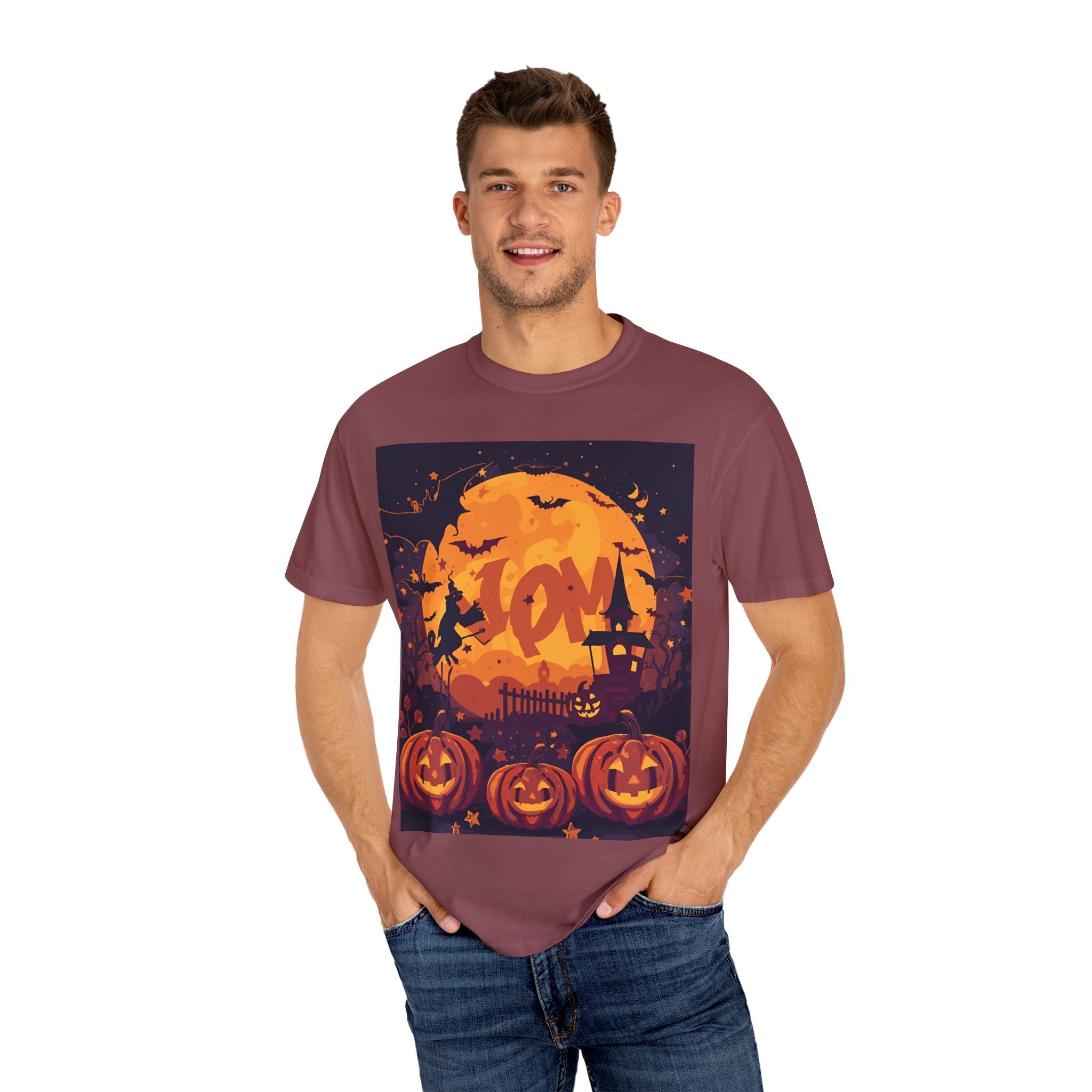 Halloween Pumpkin Graphic Tee, Unisex T-shirt, Spooky Shirt, Pumpkin Shirt, Fall Fashion, Halloween Costume, Autumn Apparel
