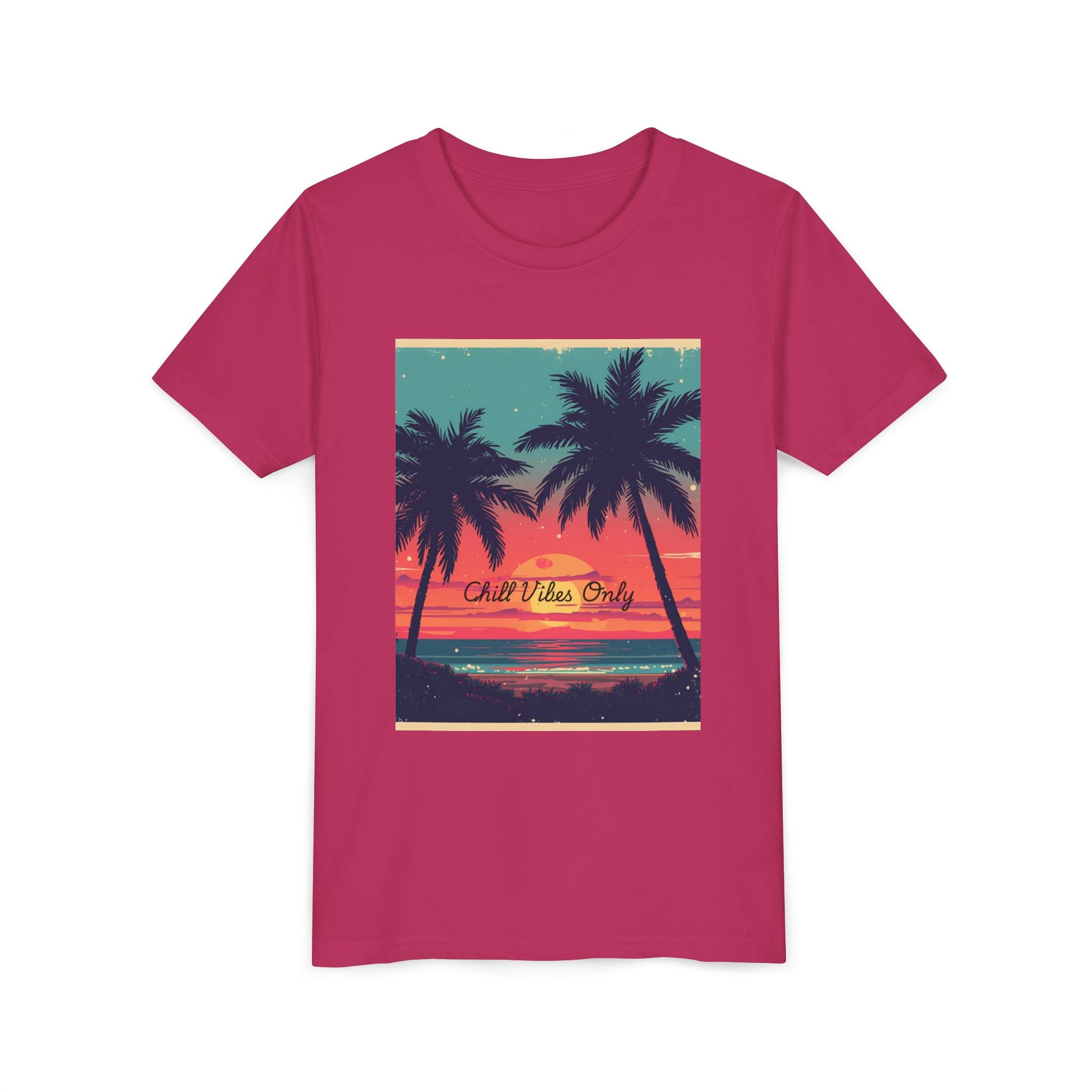 Tropical Sunset Youth Short Sleeve Tee