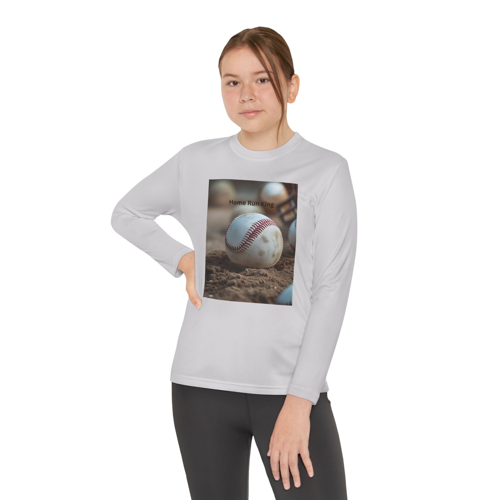Baseball Youth Long Sleeve Shirt, Kids Sports Tee, Team Fundraiser, Athletic Wear, Birthday Gift, Gifts for Young Players