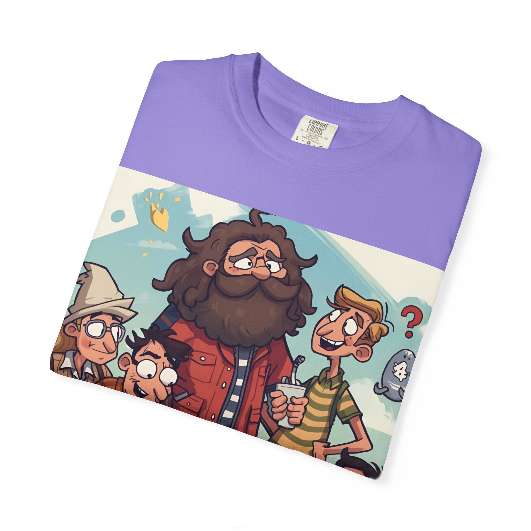 Charming Cartoon Graphic Tee, Fun Unisex T-shirt for Casual Wear, Unique Gift Ideas for Holidays, Family Gatherings, Cartoon Lovers, [...]