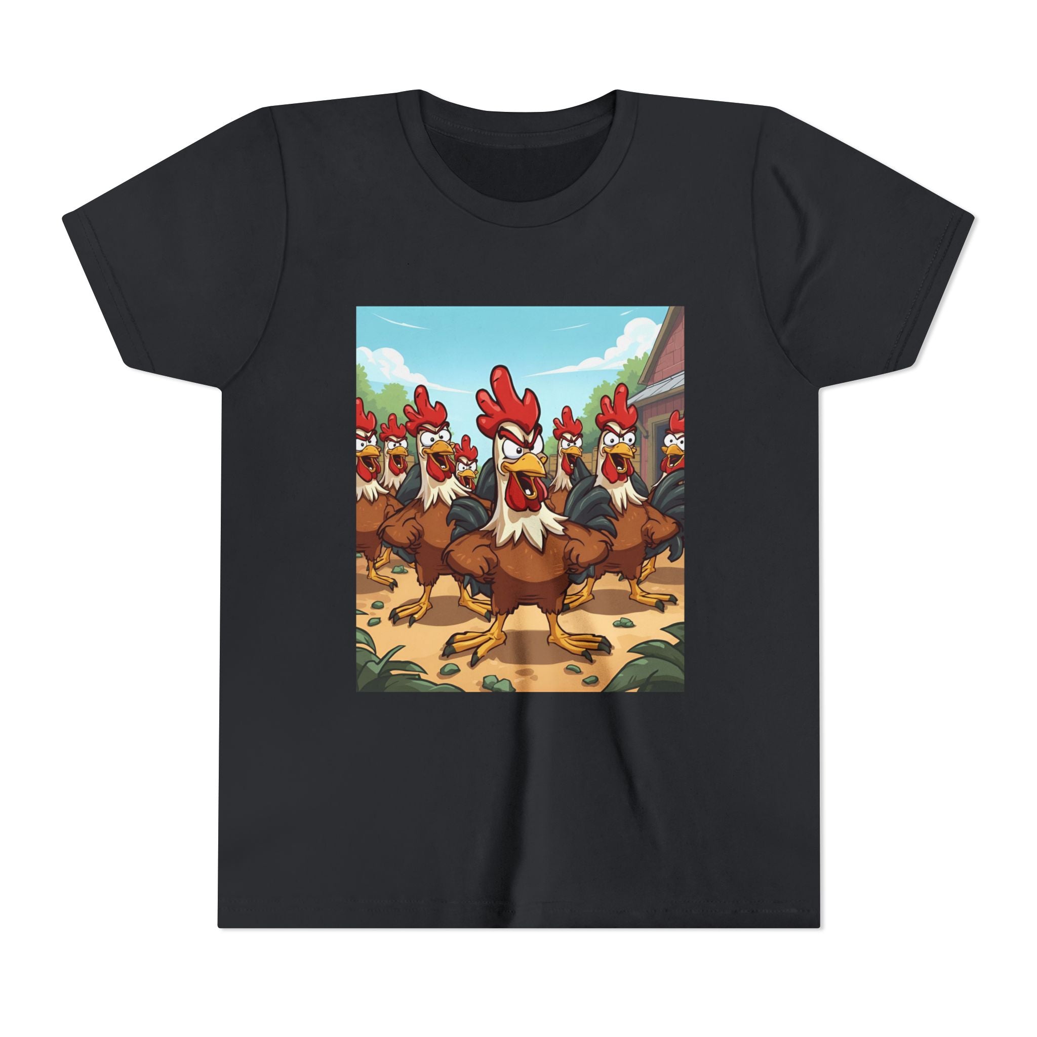 Chicken Funny Youth Short Sleeve Tee