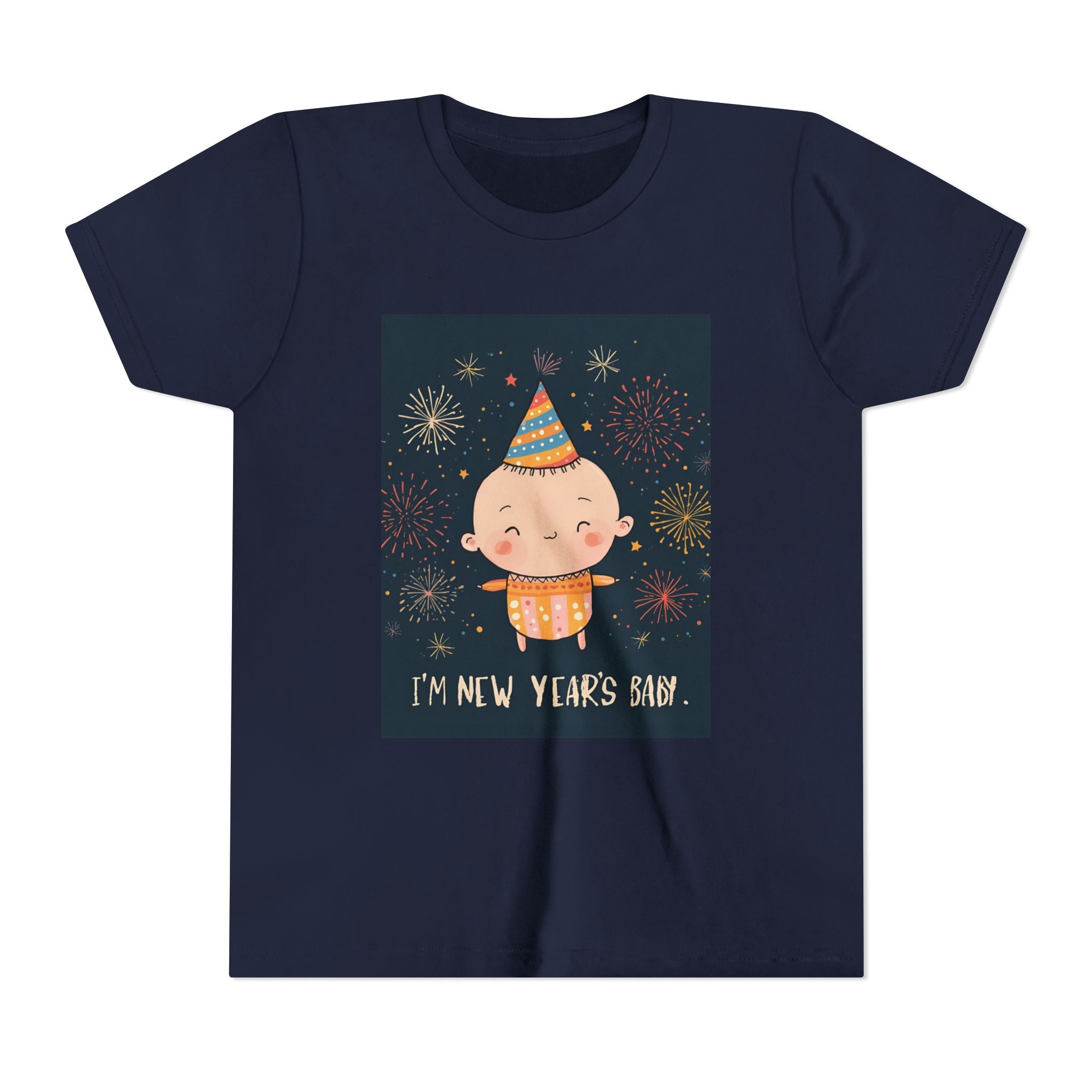 I Am A New Years Baby Youth Short Sleeve Tee