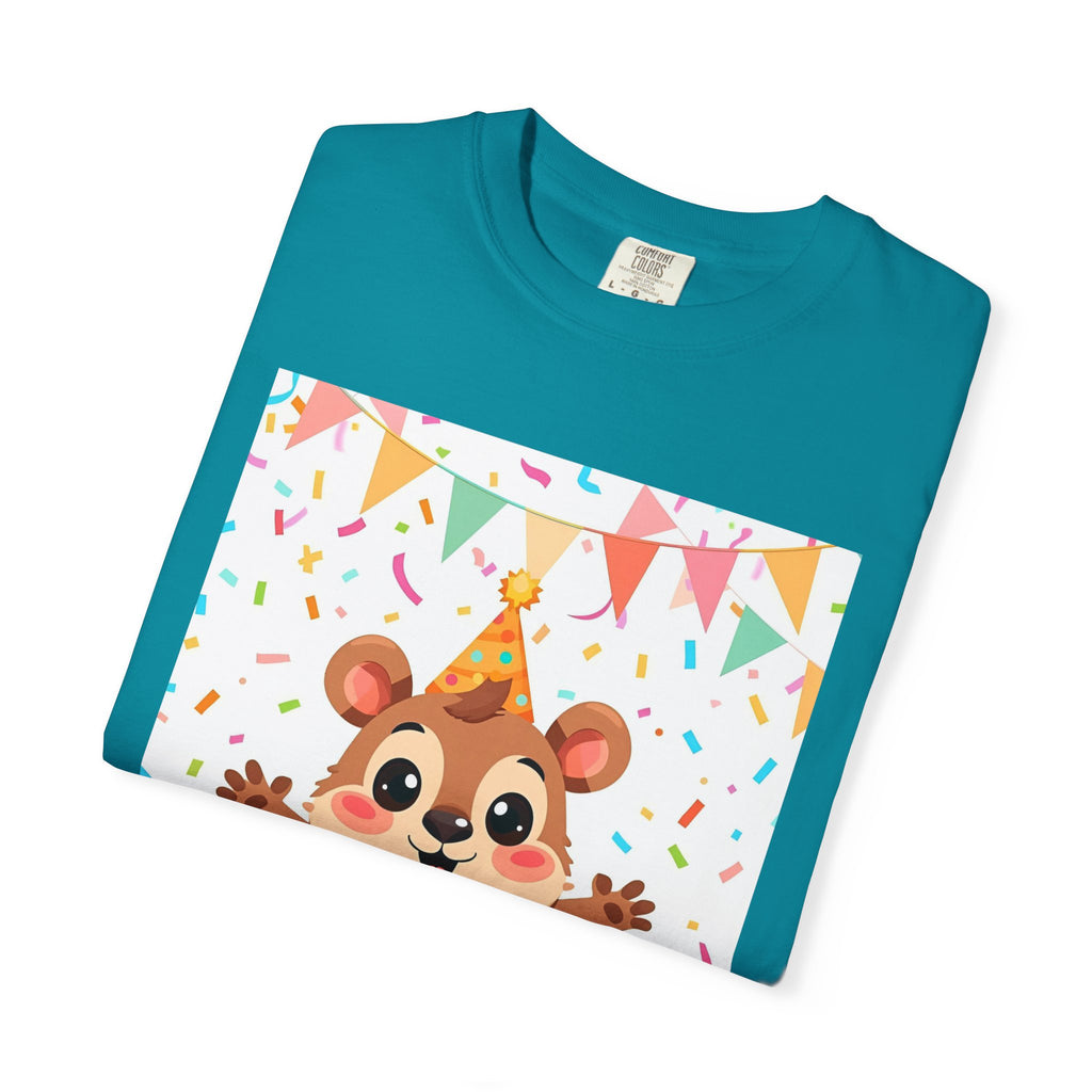 Adorable Party Animal Squirl T-Shirt - Birthday Gift, Unisex Tee, Celebration Apparel, Cute Animal Print, Fun Gift Idea