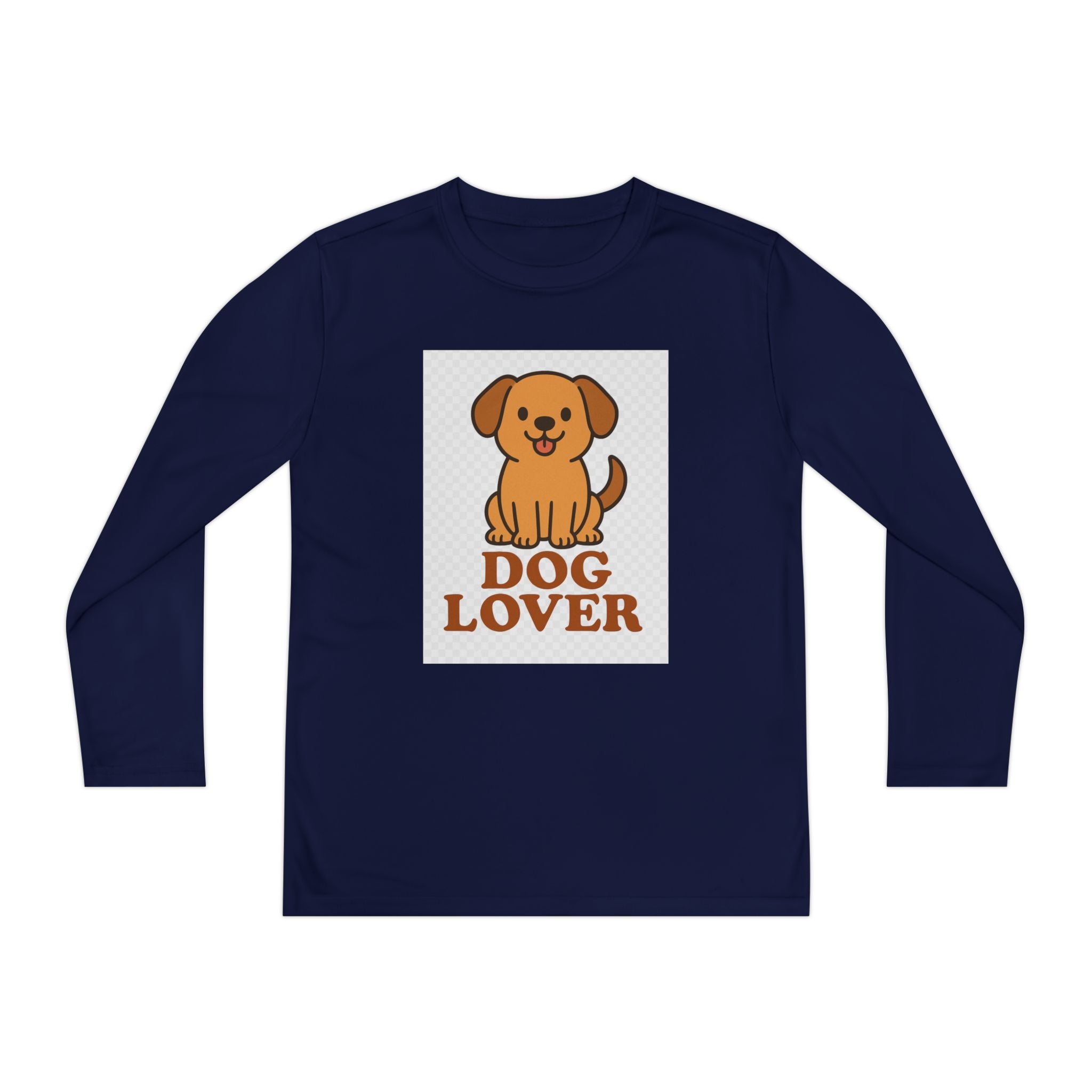 Dog Lover Youth Long Sleeve Competitor Tee