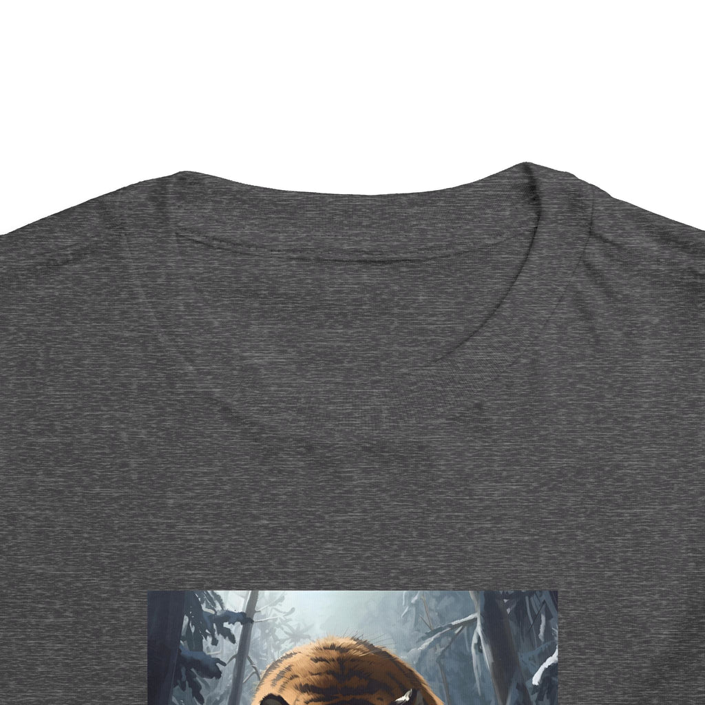 Tiger Roar Snow Toddler Short Sleeve Tee