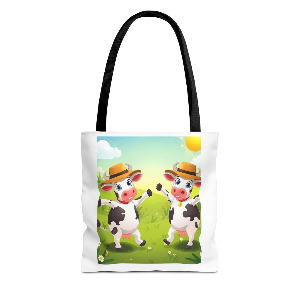 Cute Cow Tote Bag, Farm Animal Lover Gift, Eco-Friendly Shopping Bag, Fun Grocery Tote, Kids' Cartoon Bag