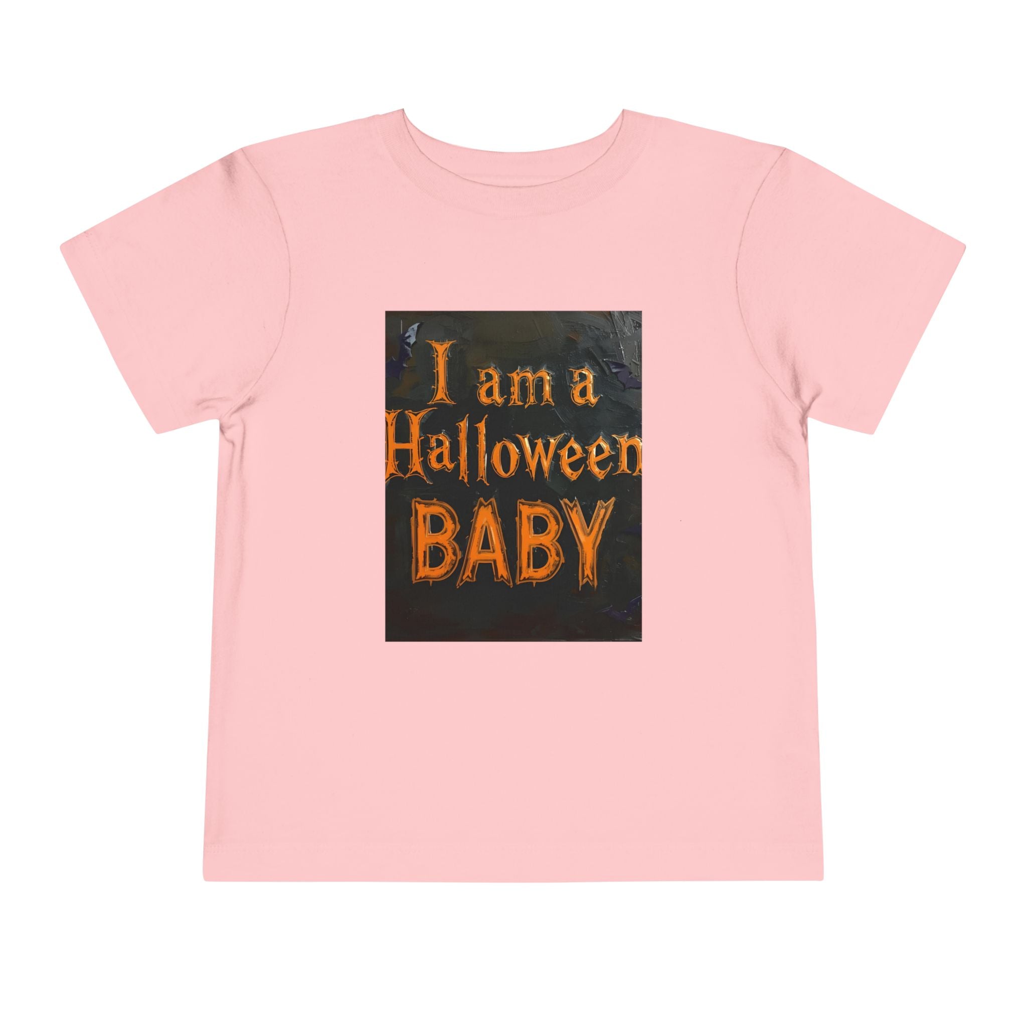 I Am A Halloween Baby Toddler Short Sleeve Tee