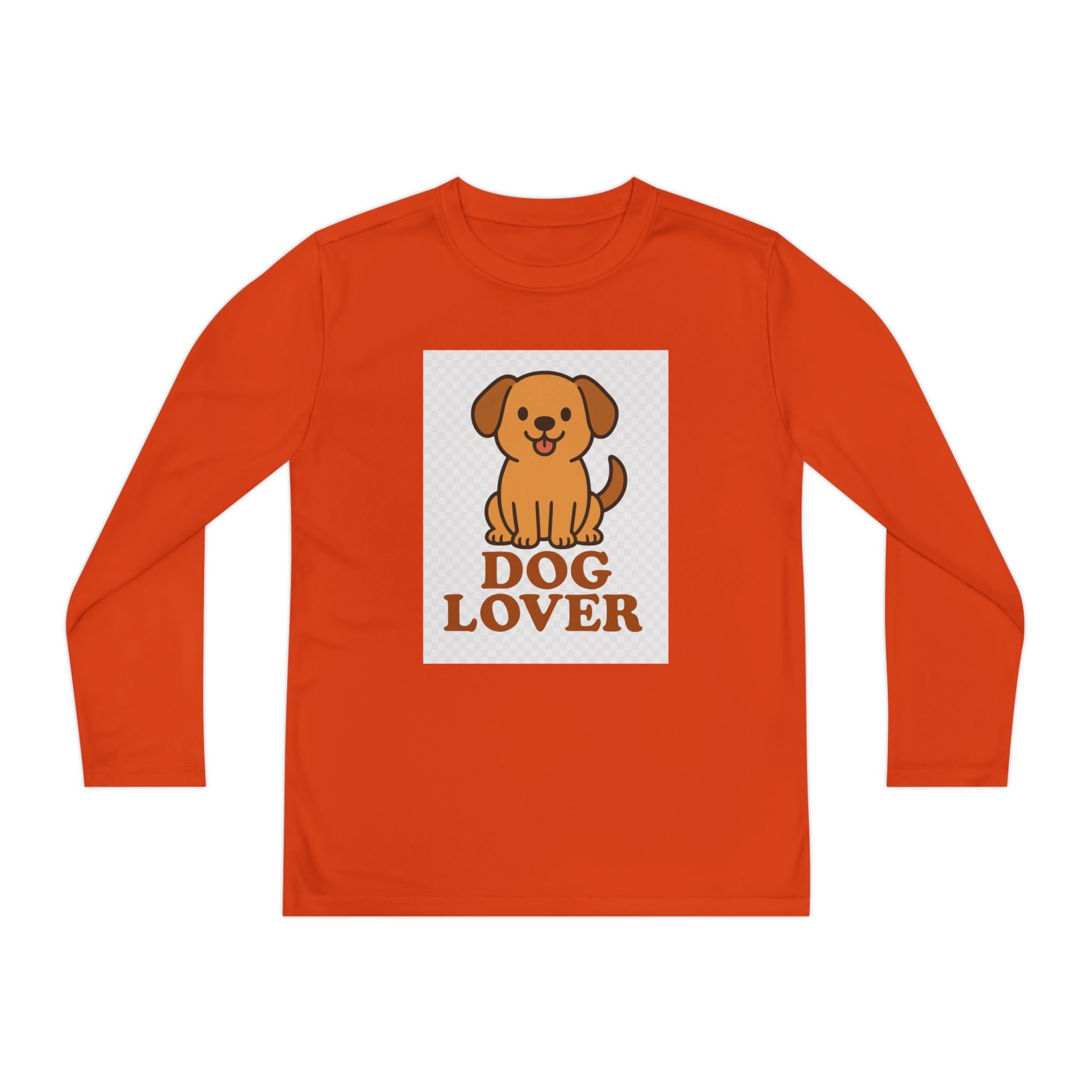 Dog Lover Youth Long Sleeve Competitor Tee