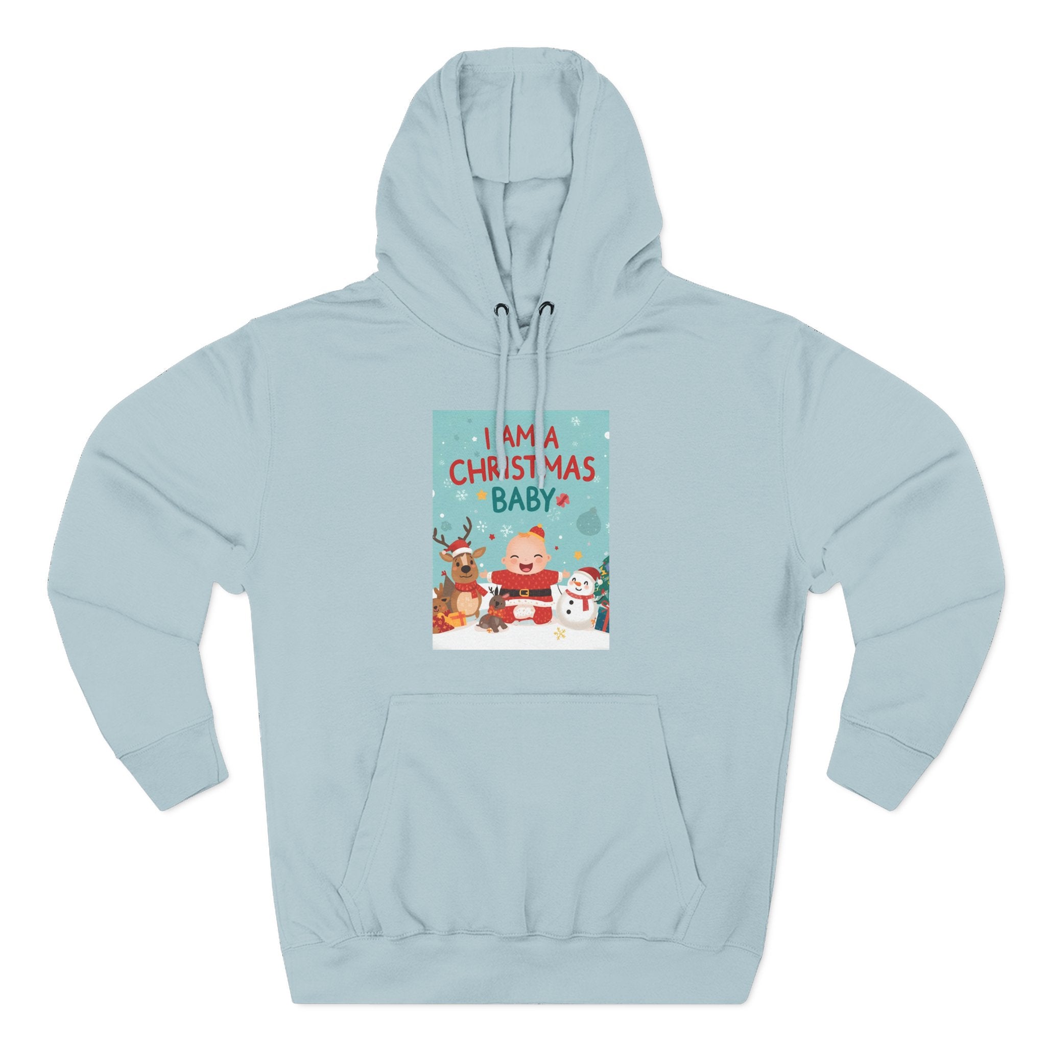 Chrstmas Three-Panel Fleece Hoodie