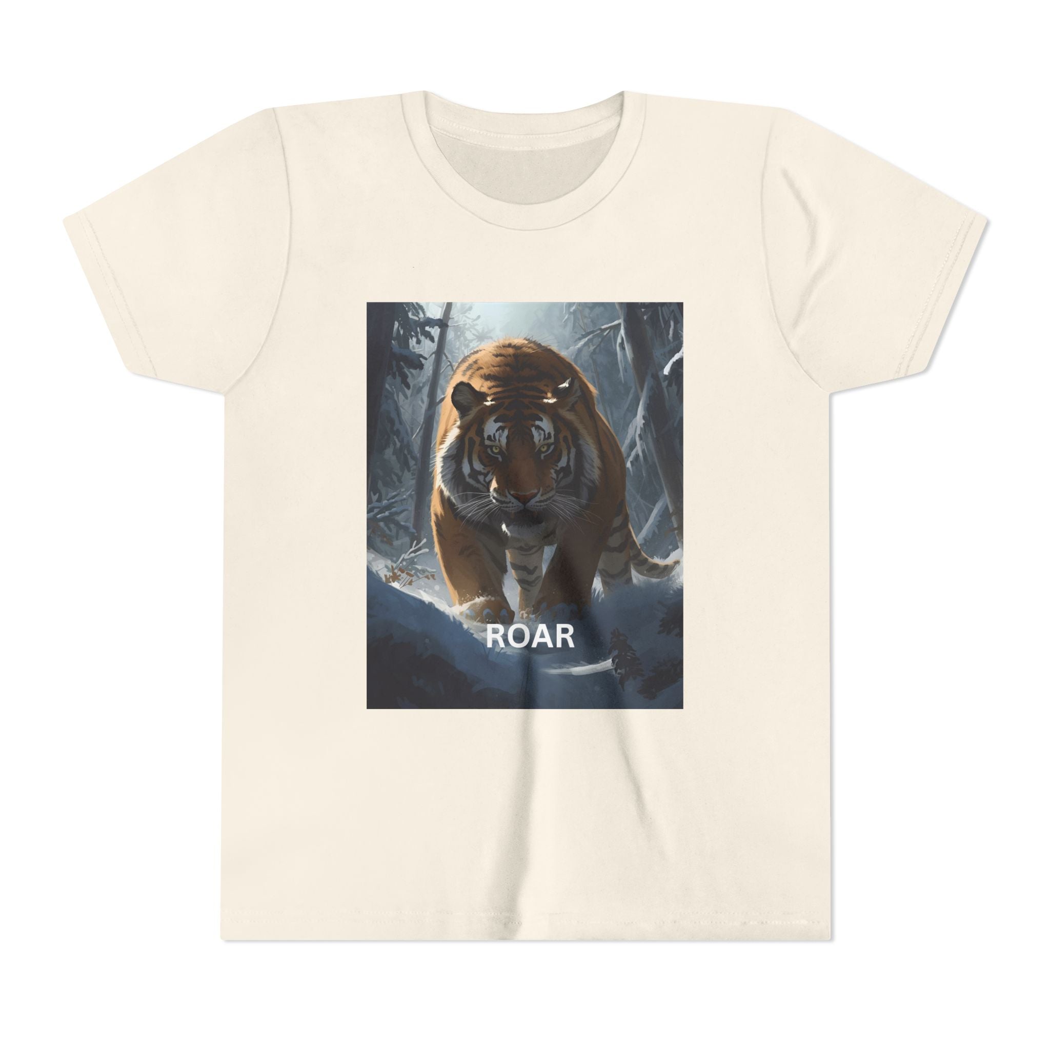 Tiger Roar Snow Youth Short Sleeve Tee