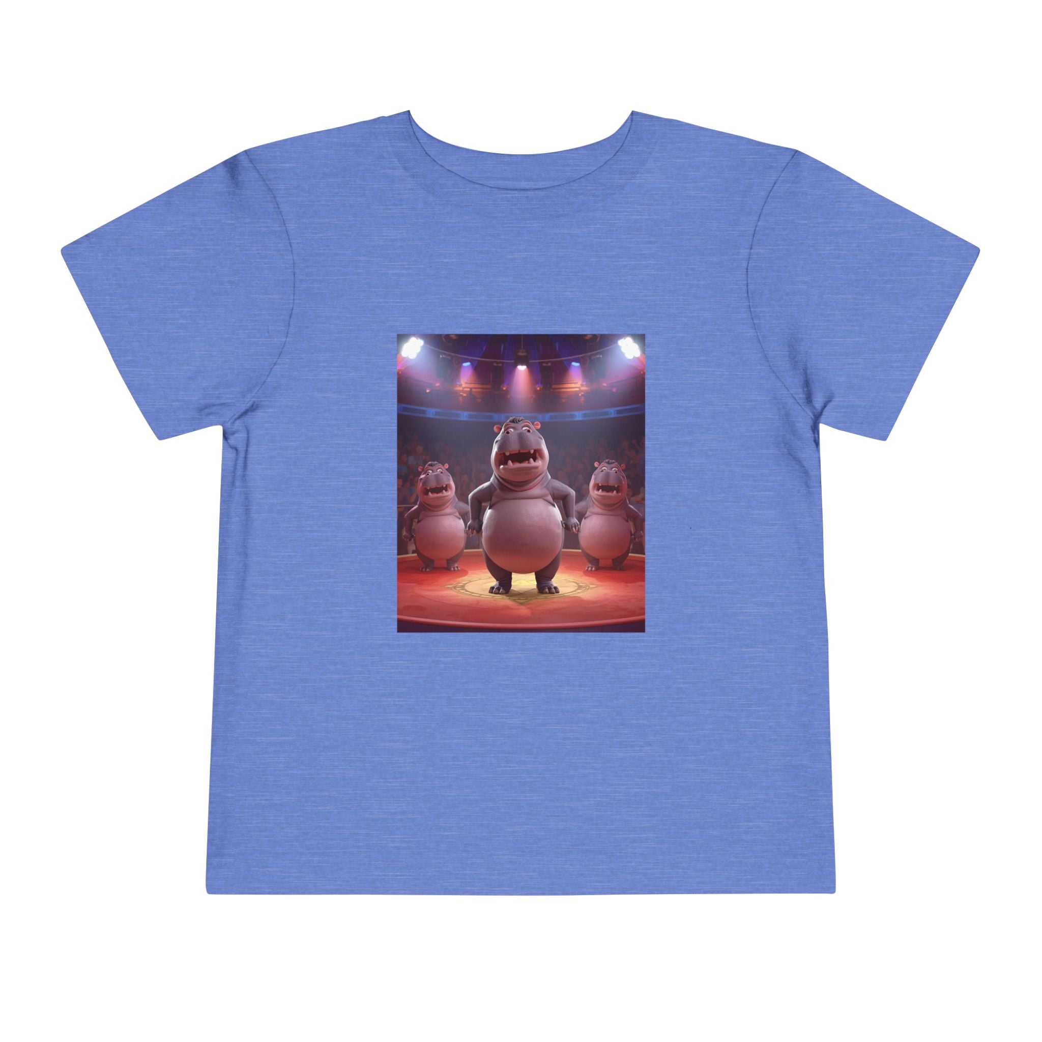 Hippo Funny Toddler Short Sleeve Tee