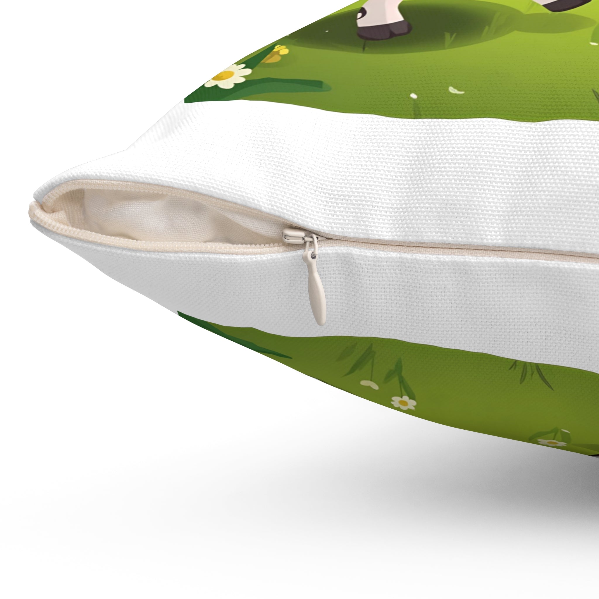 Cute Cow Decor Pillow, Farmhouse Cushion, Animal Throw Pillow, Rustic Home Decor, Kids Room Accessory