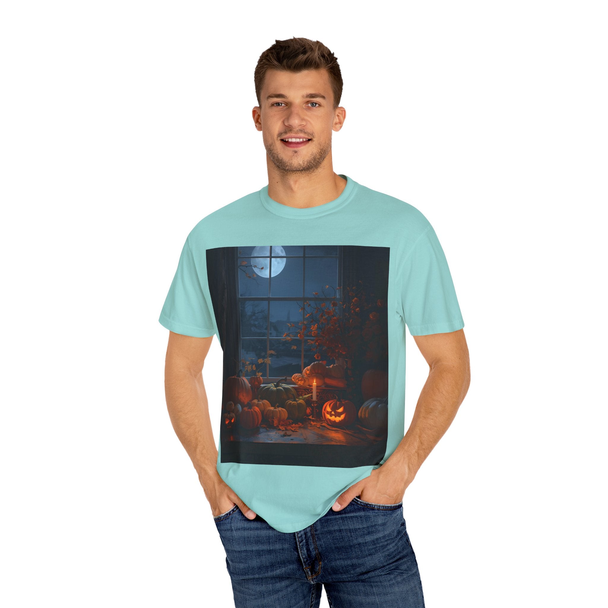 Cozy Halloween Tee, Fall Graphic Shirt, Pumpkin Patch T-Shirt, Spooky Season Apparel, Unisex Autumn Top